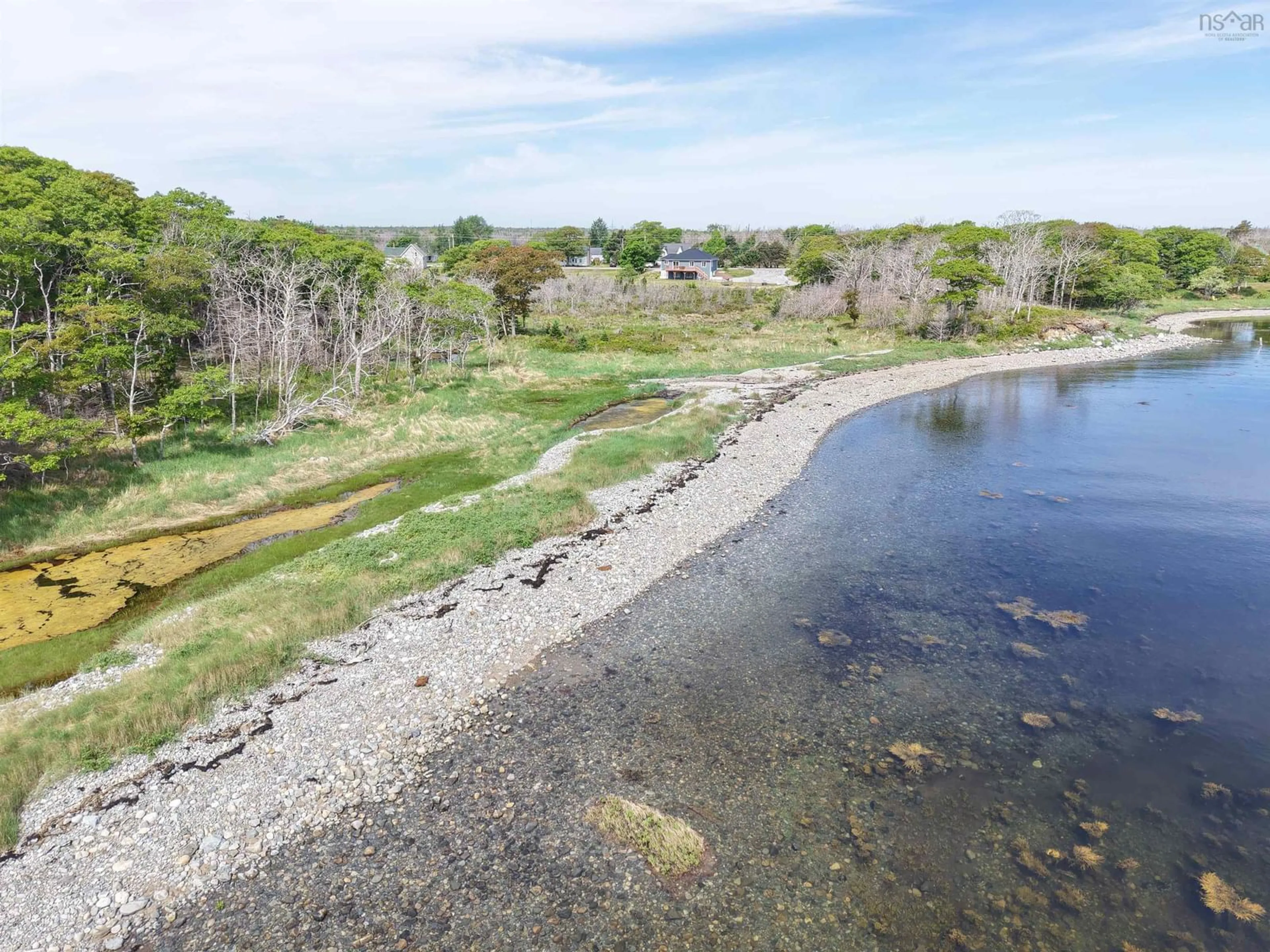 A pic from outside/outdoor area/front of a property/back of a property/a pic from drone, water/lake/river/ocean view for 901 Port Latour Rd, Thomasville Nova Scotia B0W 1E0