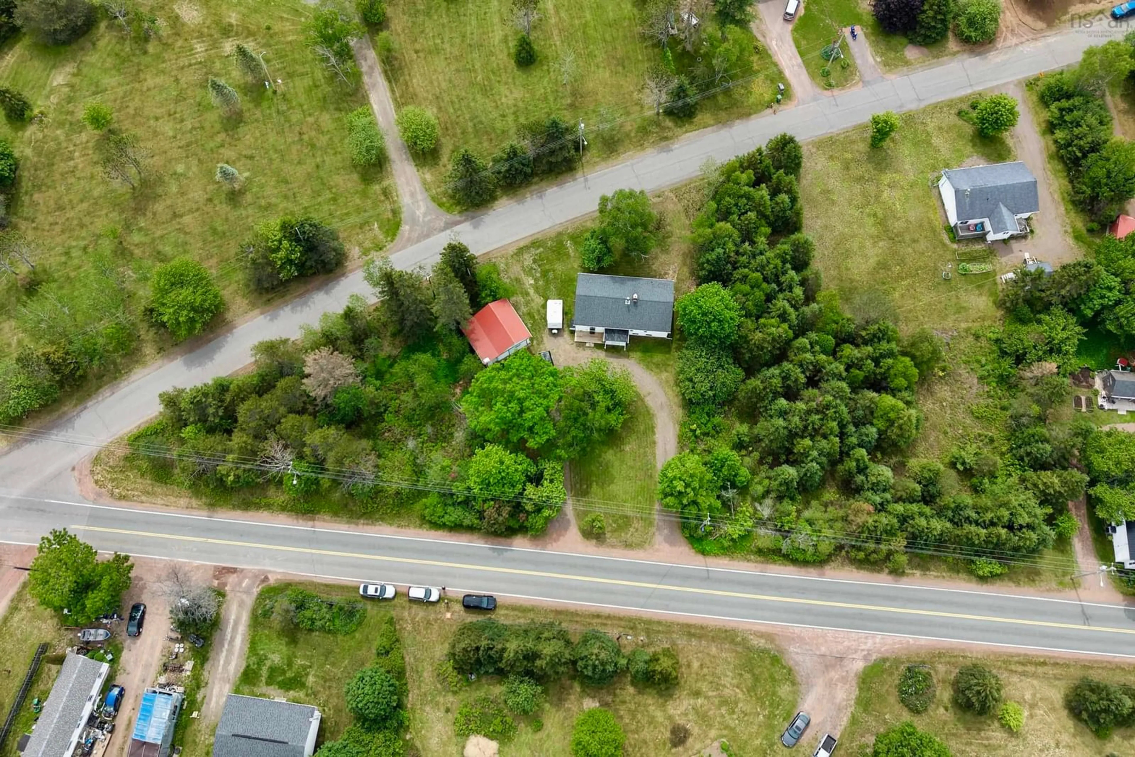 A pic from outside/outdoor area/front of a property/back of a property/a pic from drone, street for 3757 Eastern Ave, Parrsboro Nova Scotia B0M 1S0