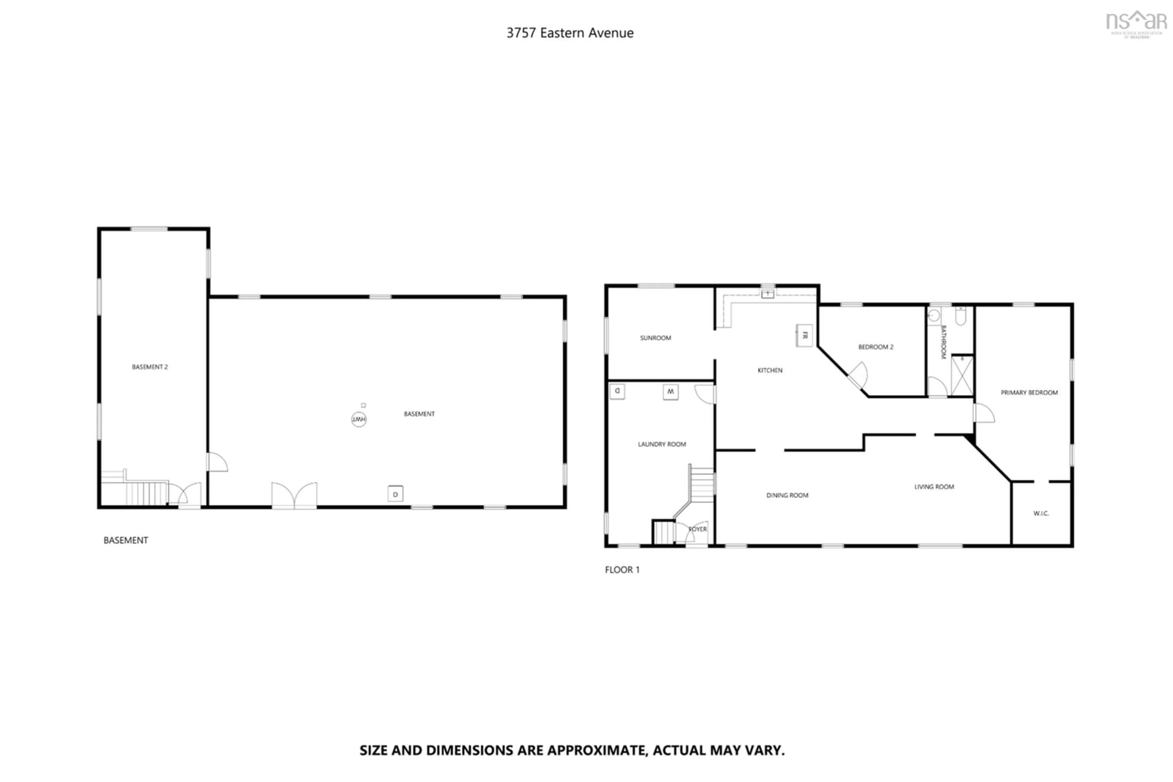 Floor plan for 3757 Eastern Ave, Parrsboro Nova Scotia B0M 1S0