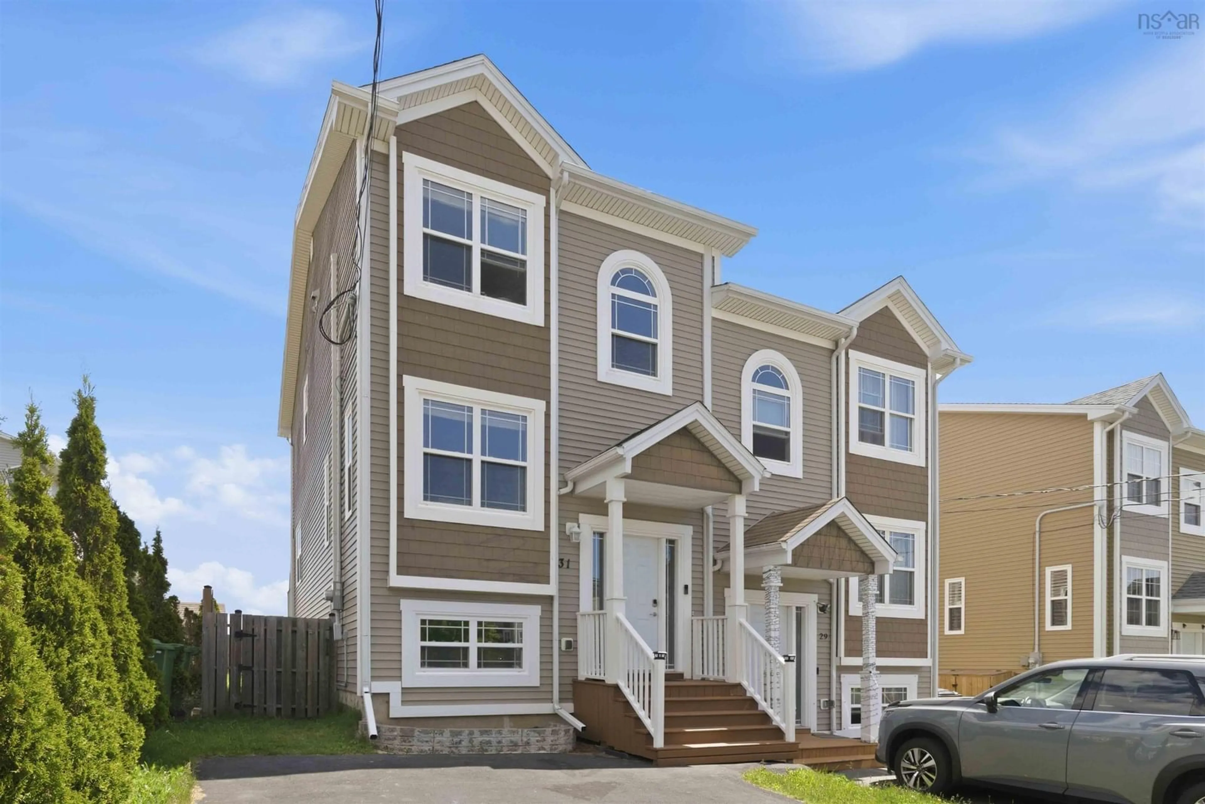 Home with vinyl exterior material, street for 31 Kelly St, Halifax Nova Scotia B3N 0C4