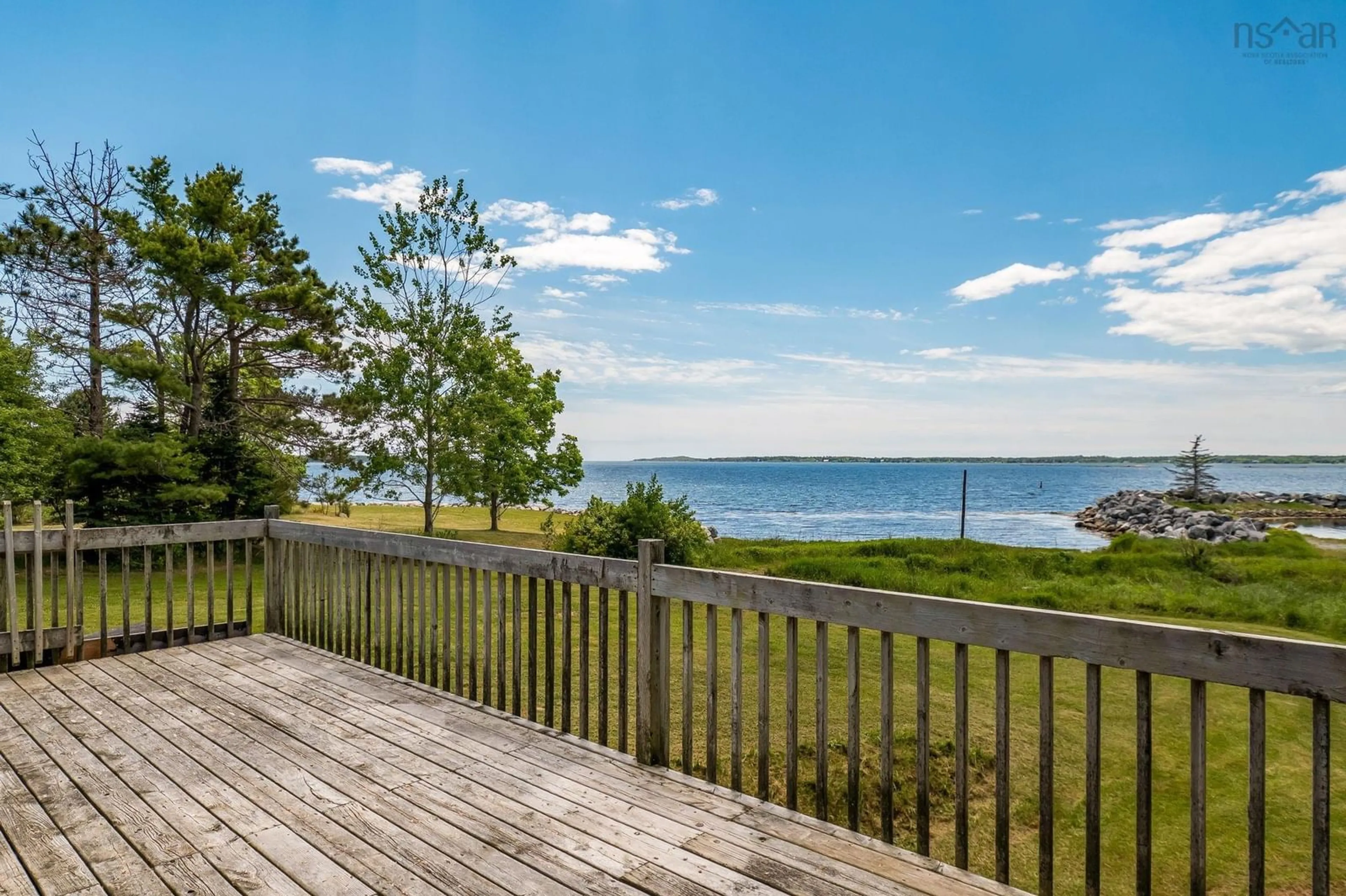 Patio, water/lake/river/ocean view for 58 Newell Rd, Voglers Cove Nova Scotia B0J 2H0