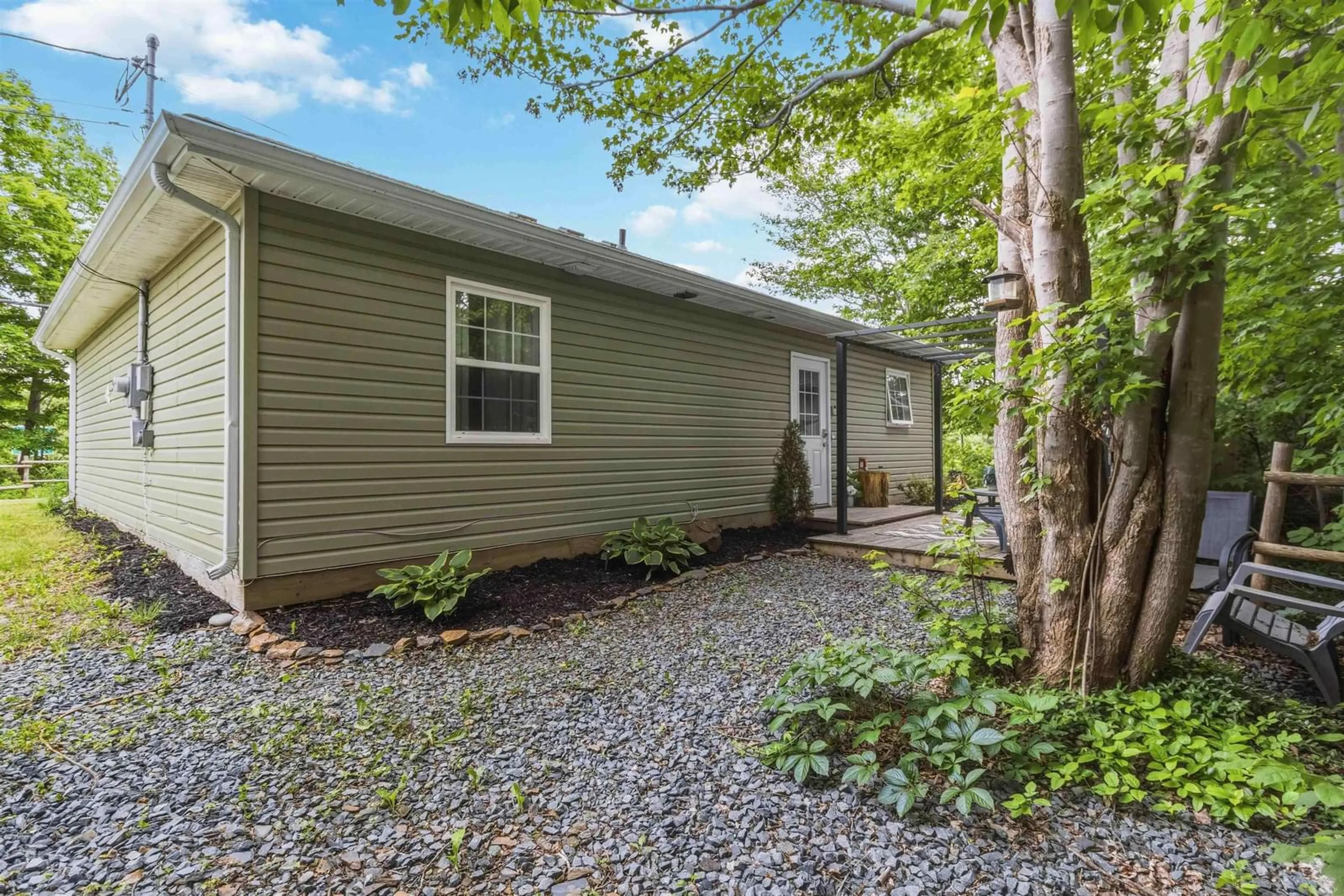 Home with vinyl exterior material, street for 4 Camperdown Rd, Hebbs Cross Nova Scotia B4V 0W6