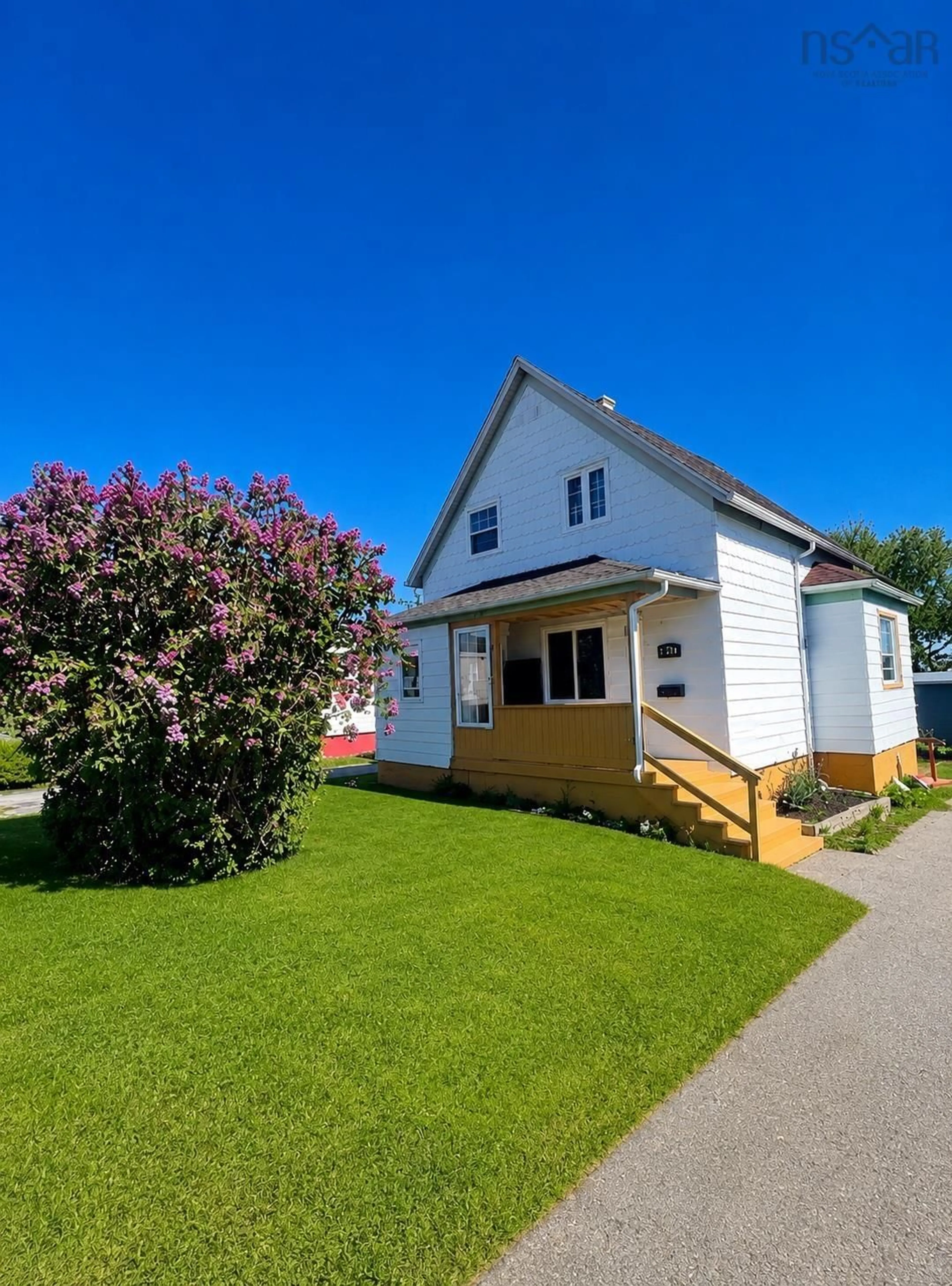 A pic from outside/outdoor area/front of a property/back of a property/a pic from drone, street for 4351 New Waterford Highway, New Waterford Nova Scotia B1H 2E1