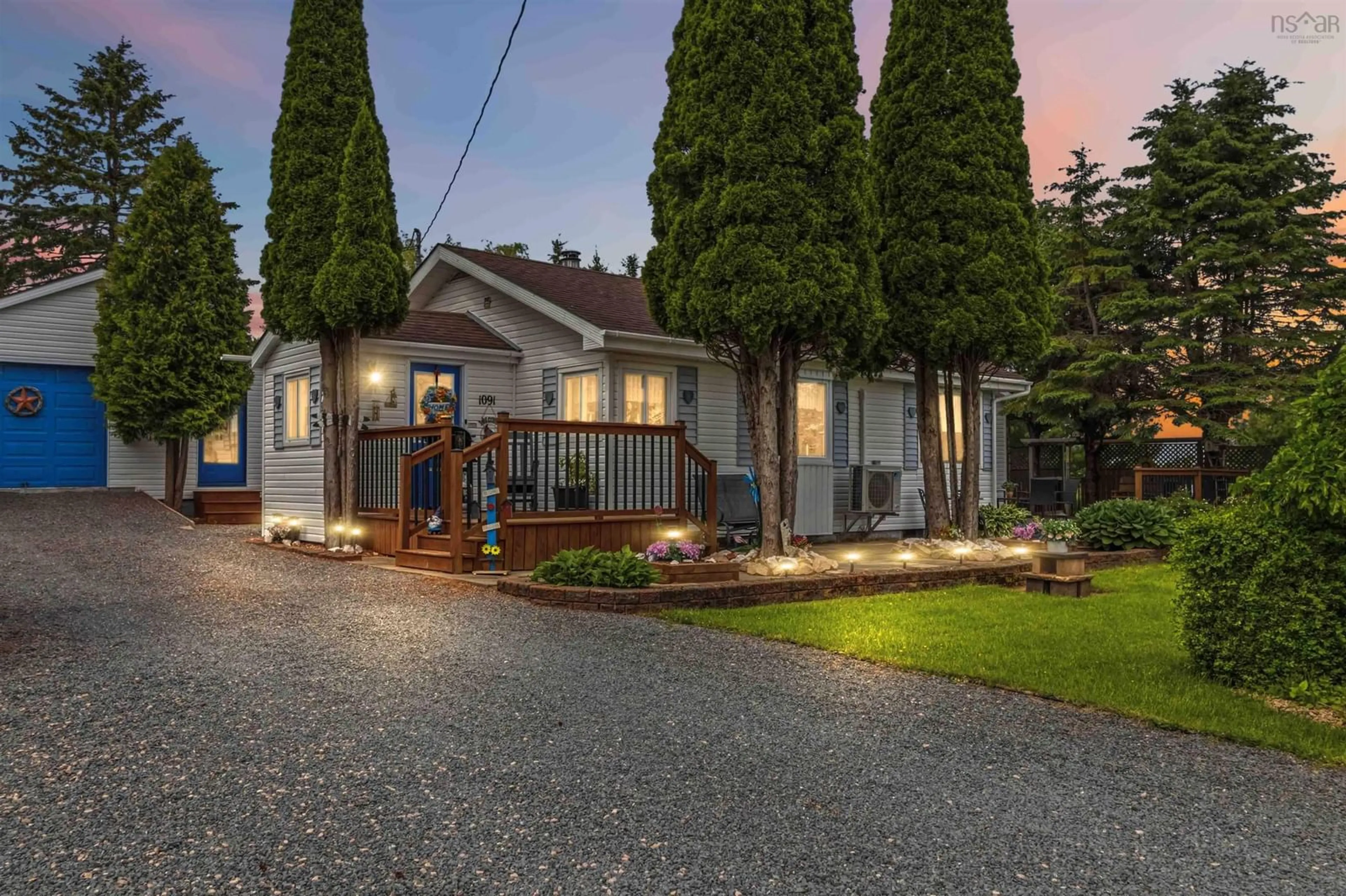 A pic from outside/outdoor area/front of a property/back of a property/a pic from drone, street for 1091 Ridge Rd, Falkland Ridge Nova Scotia B0R 1H0
