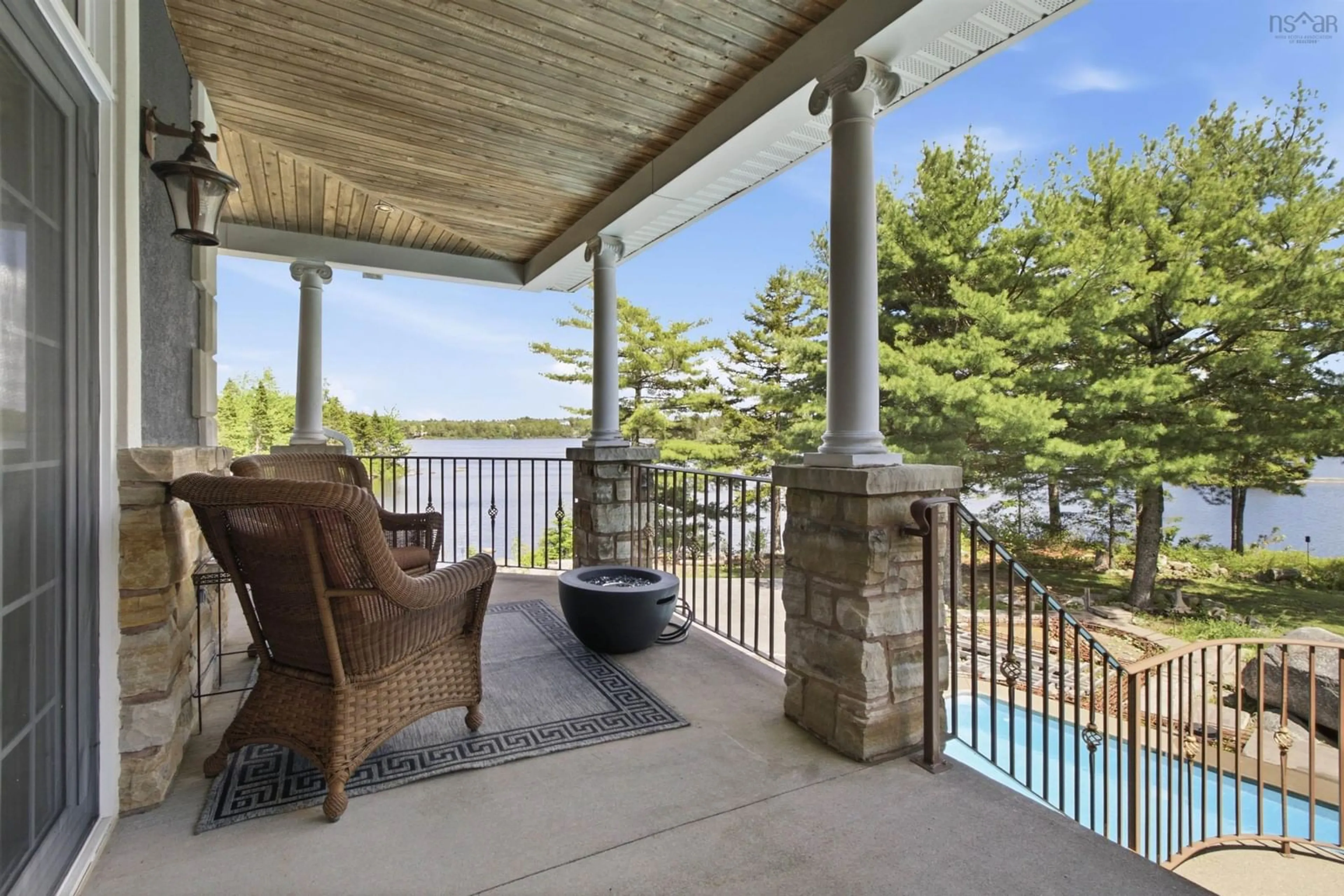 Patio, water/lake/river/ocean view for 96 Lake Mist Dr, Hammonds Plains Nova Scotia B4B 1X2