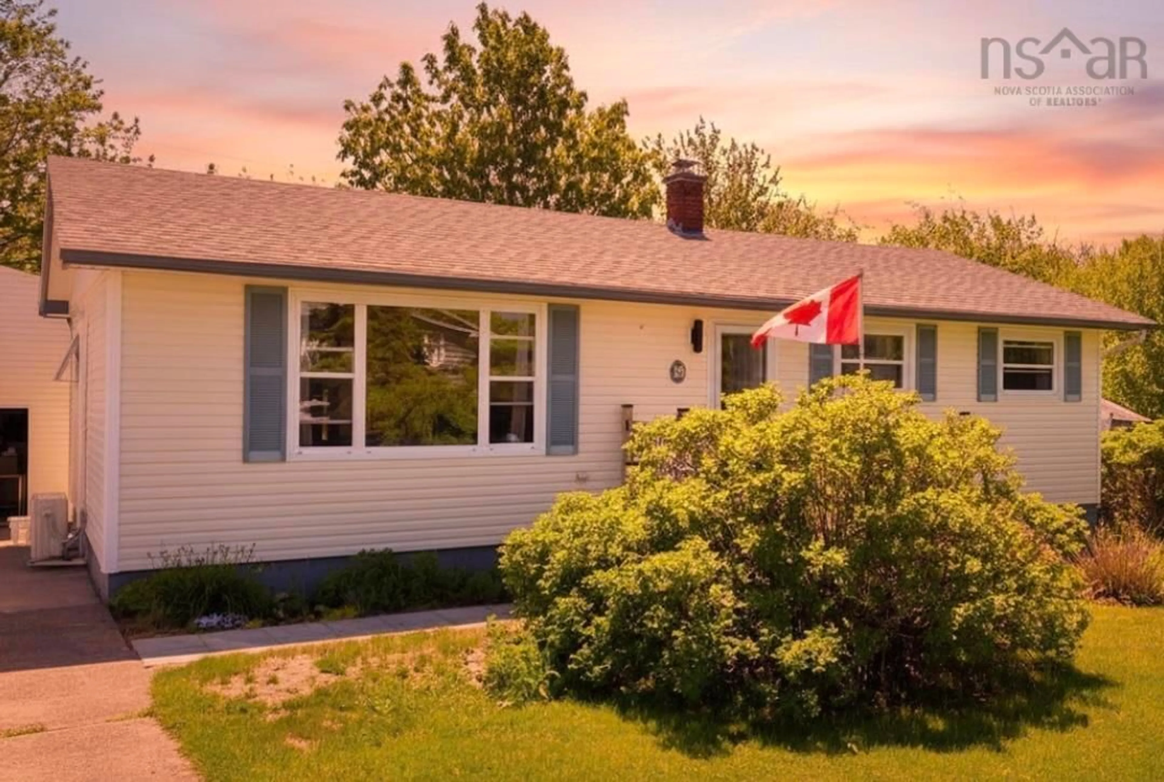 Home with vinyl exterior material, street for 18 Oak Cres, Port Hawkesbury Nova Scotia B9A 3H4