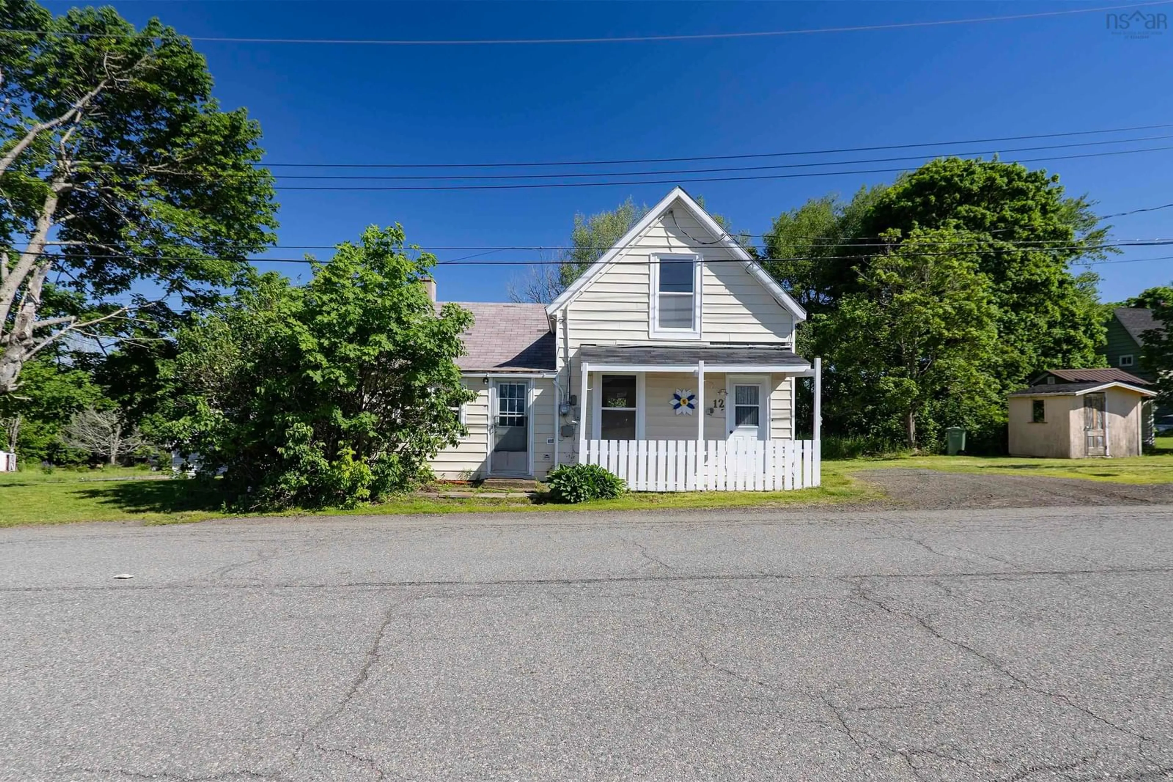 A pic from outside/outdoor area/front of a property/back of a property/a pic from drone, street for 12 Clarence St, Springhill Nova Scotia B0M 1X0