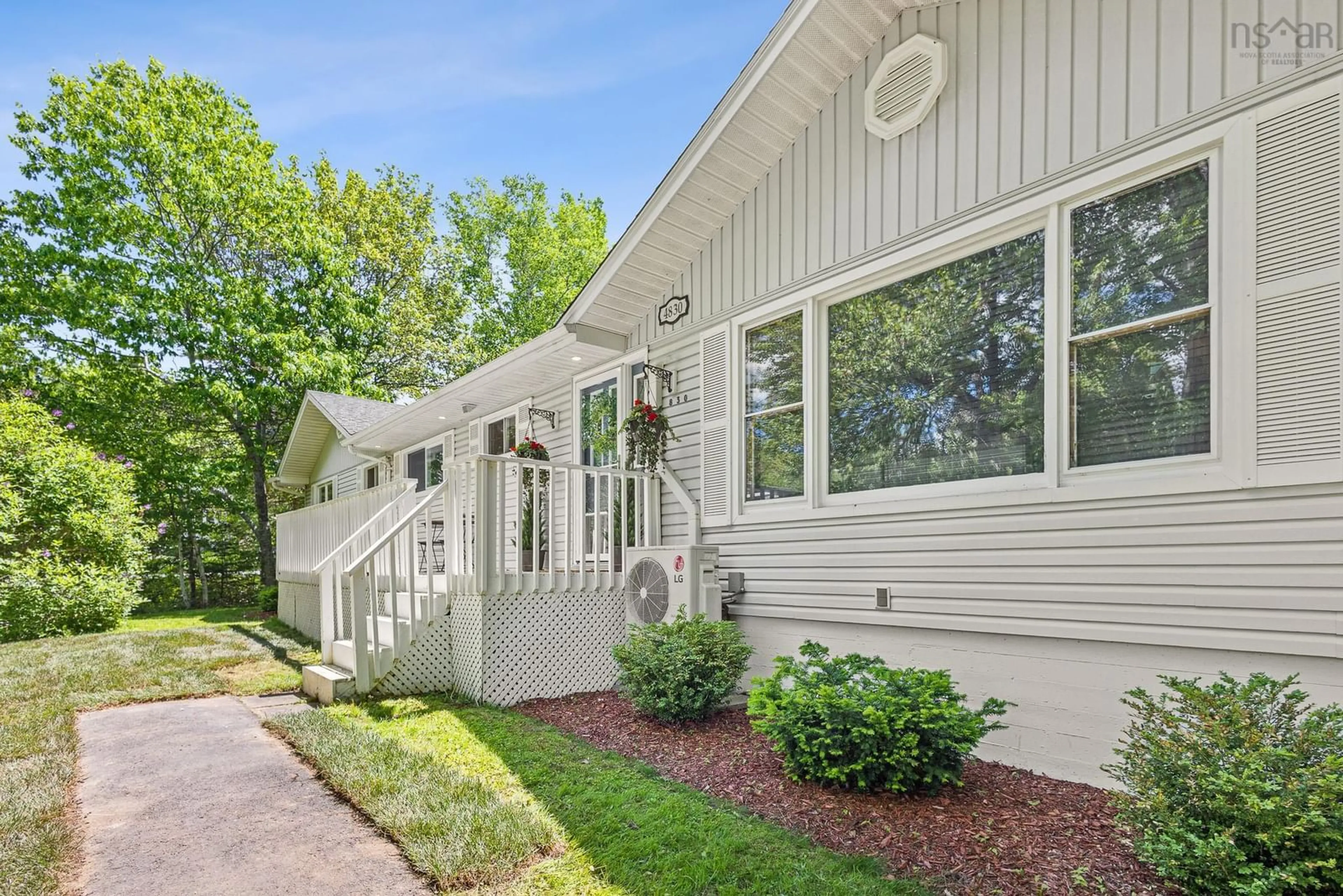Home with vinyl exterior material, street for 4830 St Margarets Bay Rd, Upper Tantallon Nova Scotia B3Z 1C9