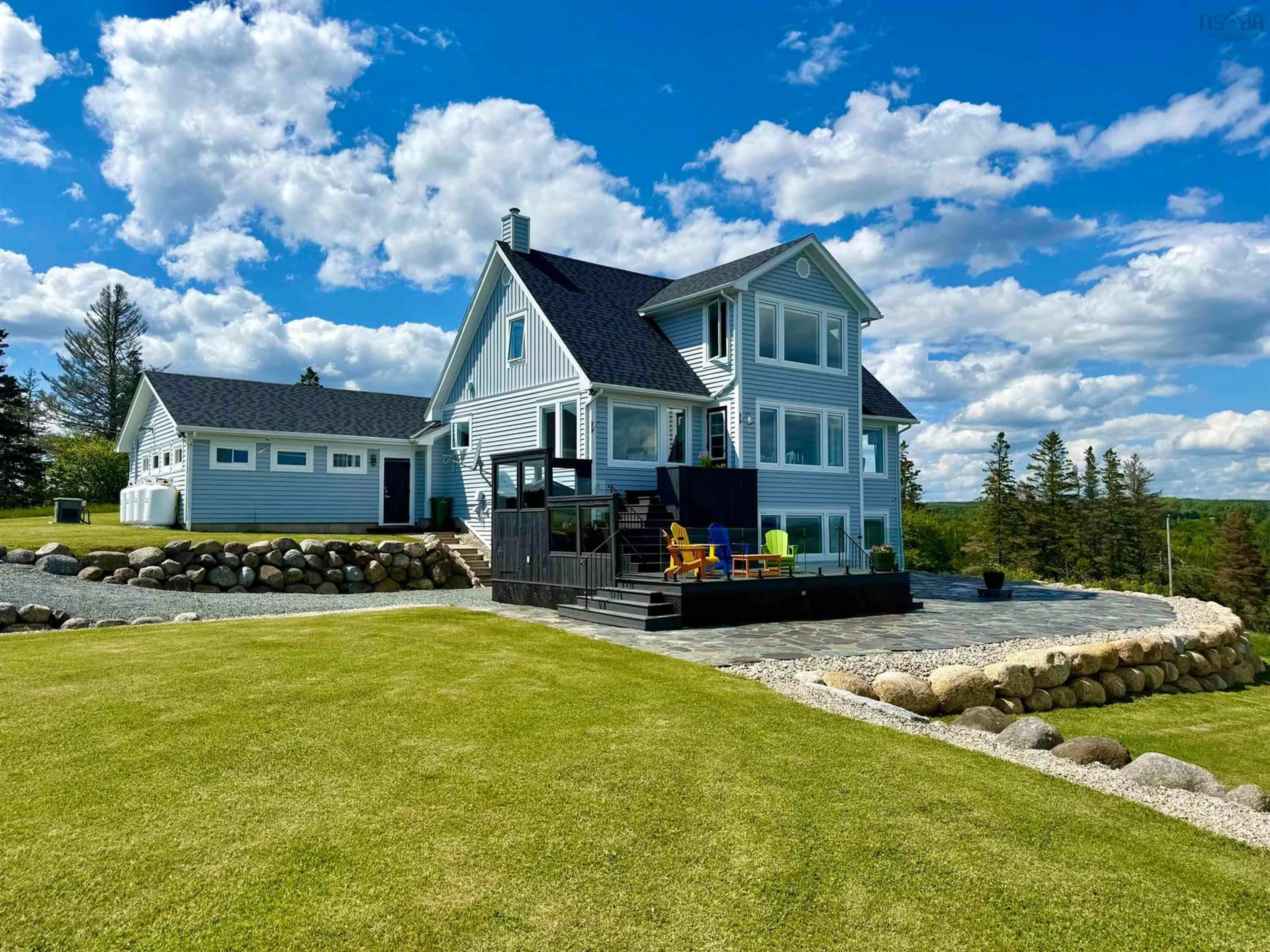 Home with vinyl exterior material, water/lake/river/ocean view for 101 Razilly Lane, Crescent Beach Nova Scotia B0R 1C0