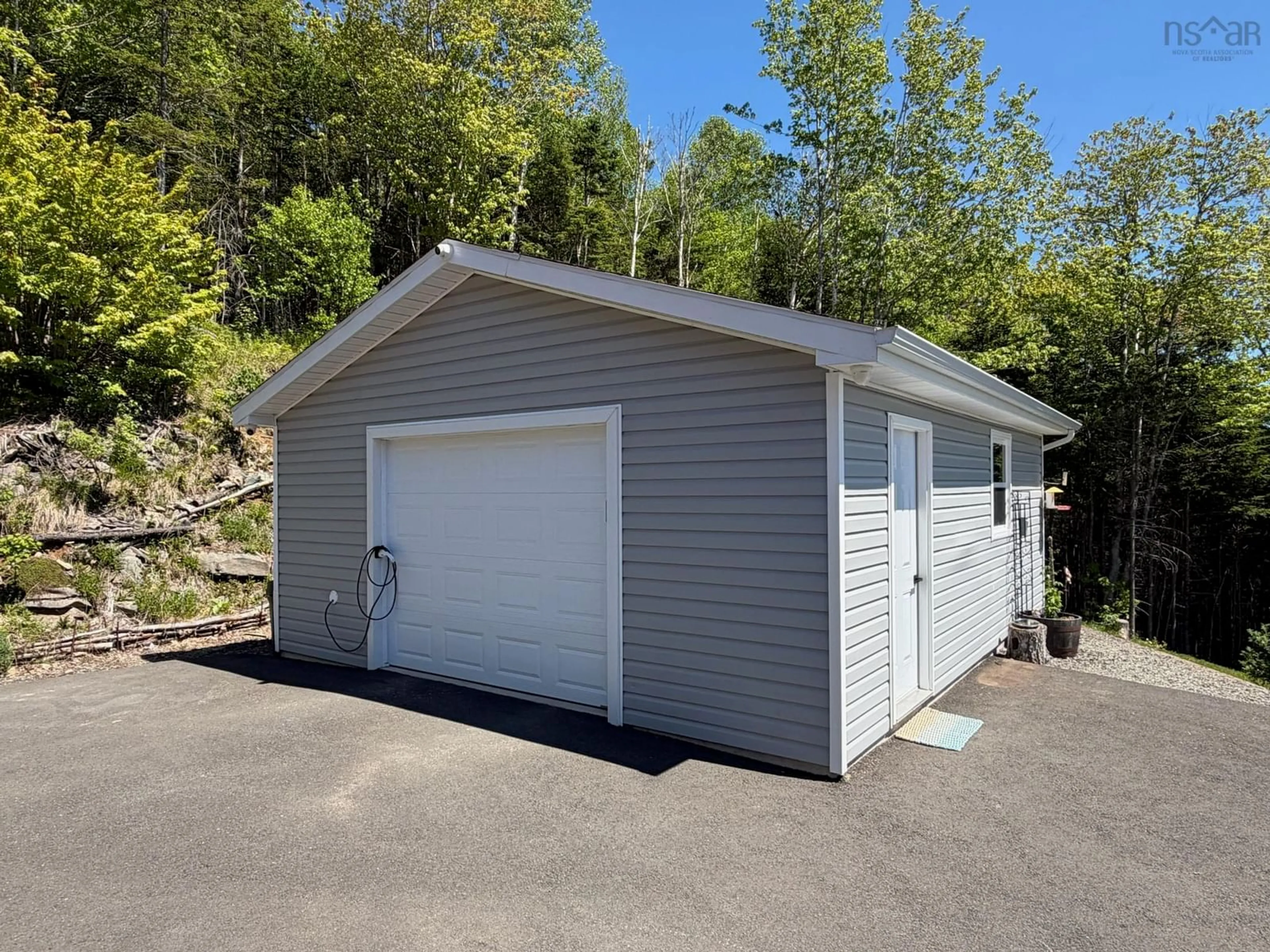 Indoor garage for 33 Dorothy Robinson Dr, Cleveland Nova Scotia B0E 1J0