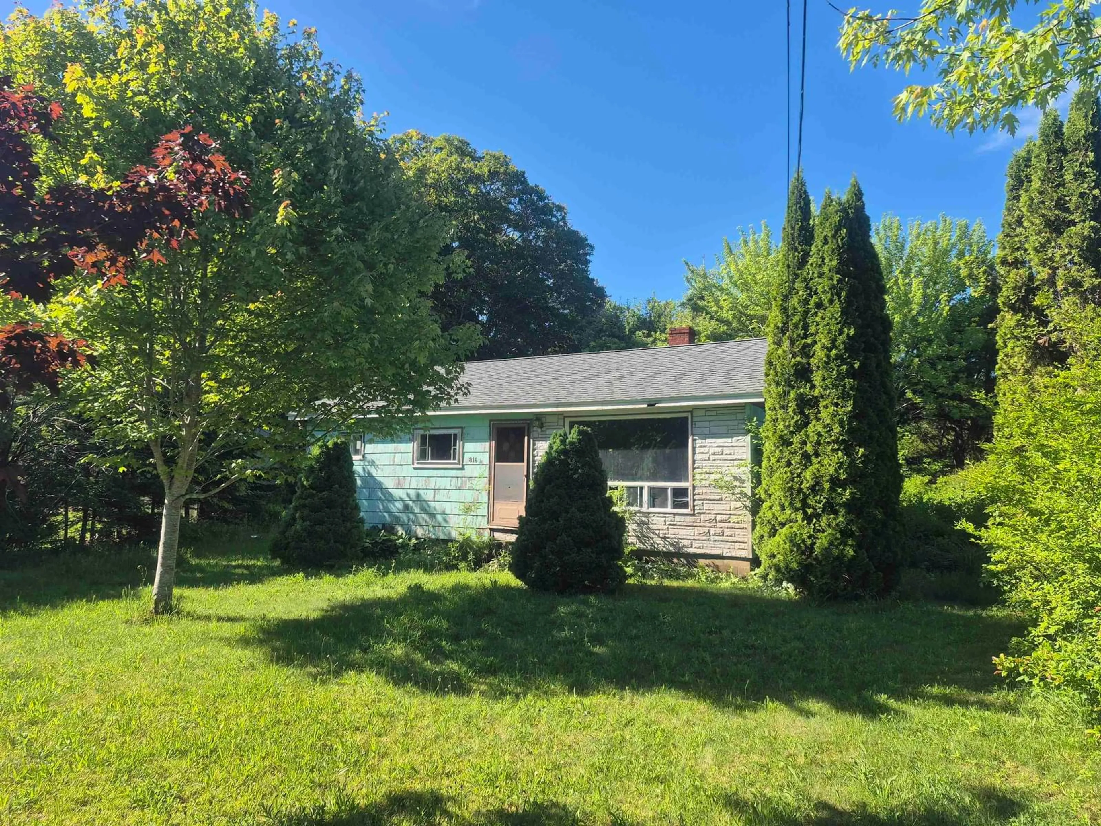 A pic from outside/outdoor area/front of a property/back of a property/a pic from drone, unknown for 816 Central Port Mouton Rd, South West Port Mouton Nova Scotia B0T 1T0