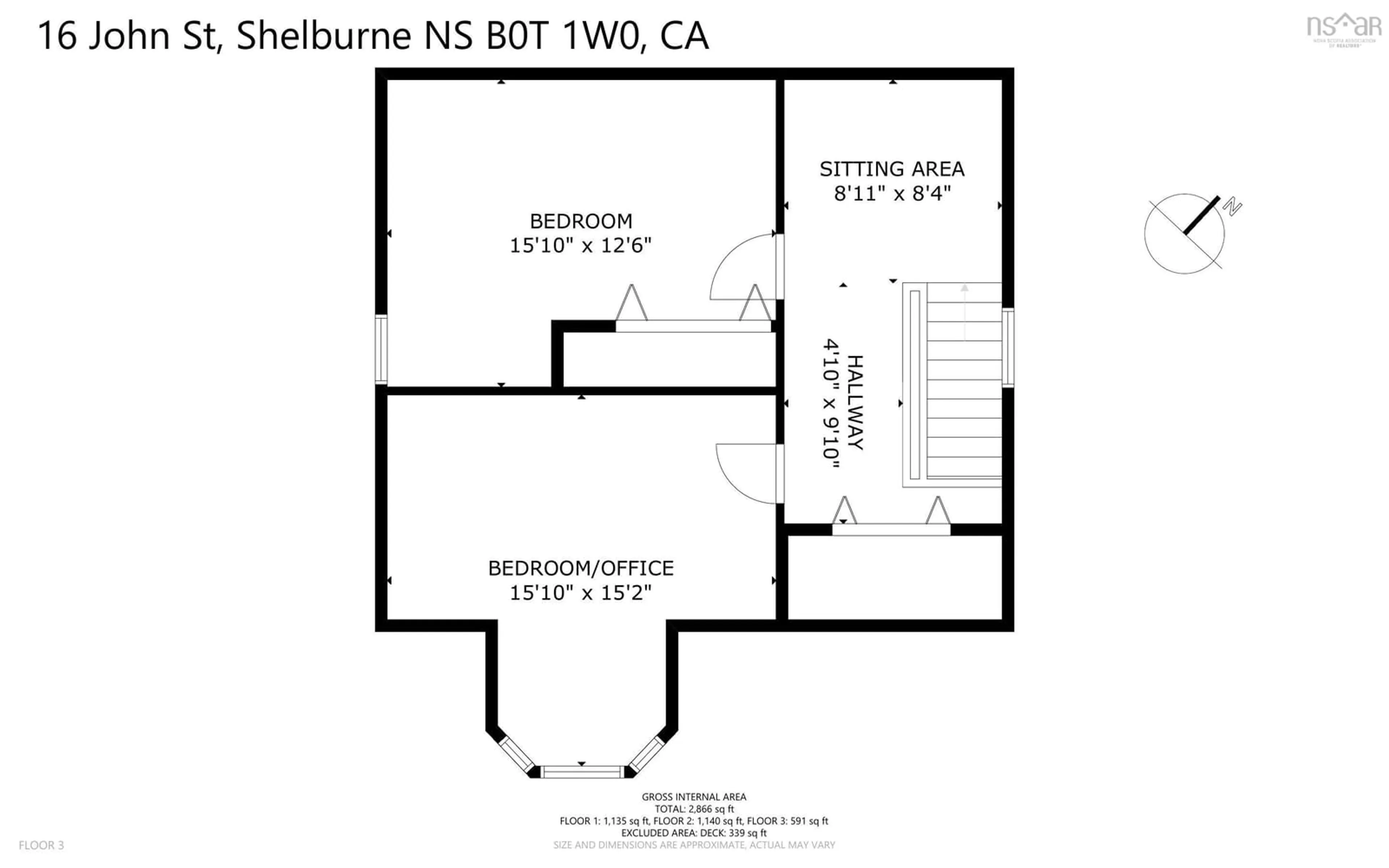 Floor plan for 16 John St, Shelburne Nova Scotia B0T 1W0