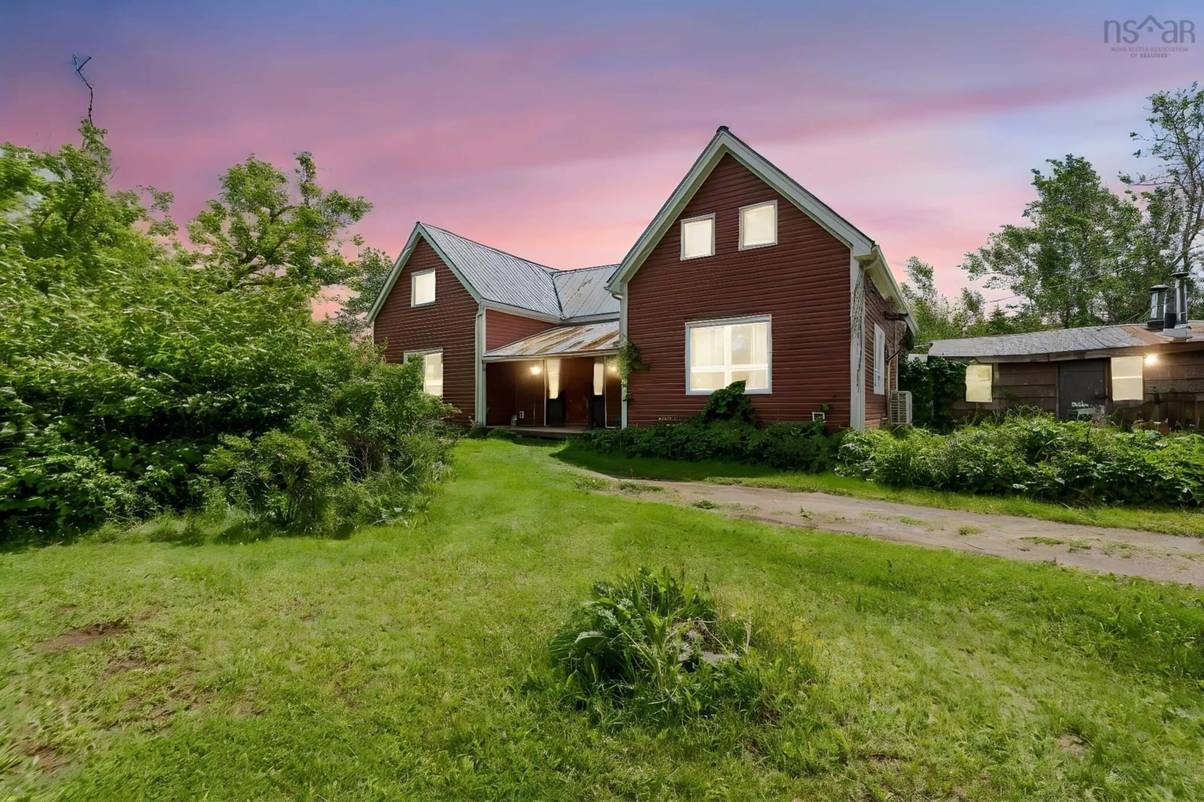 A pic from outside/outdoor area/front of a property/back of a property/a pic from drone, building for 7088 Highway 236, Latties Brook Nova Scotia B0N 2L0