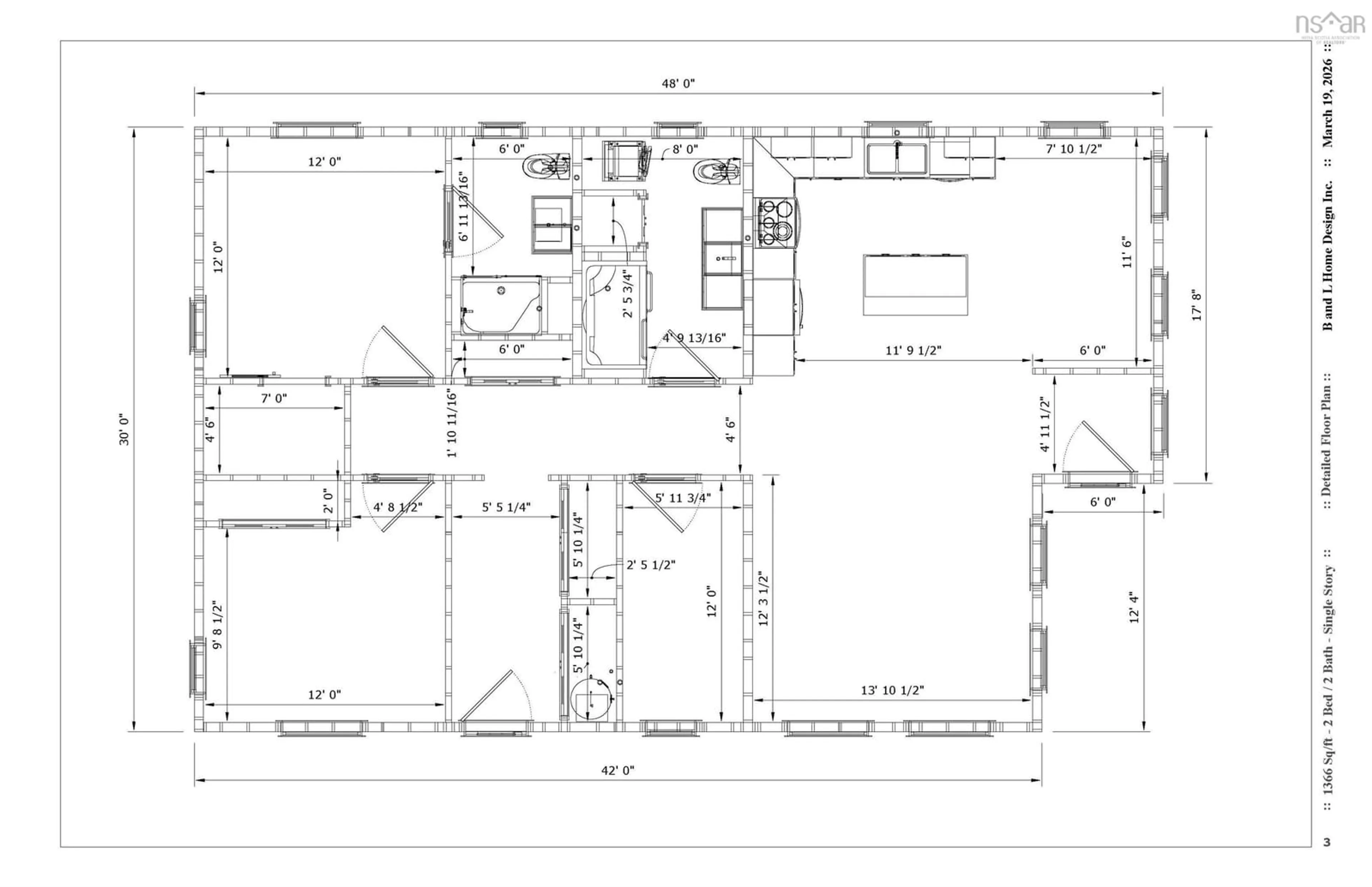 Floor plan for 164 Oak St, Pictou Nova Scotia B0K 1H0