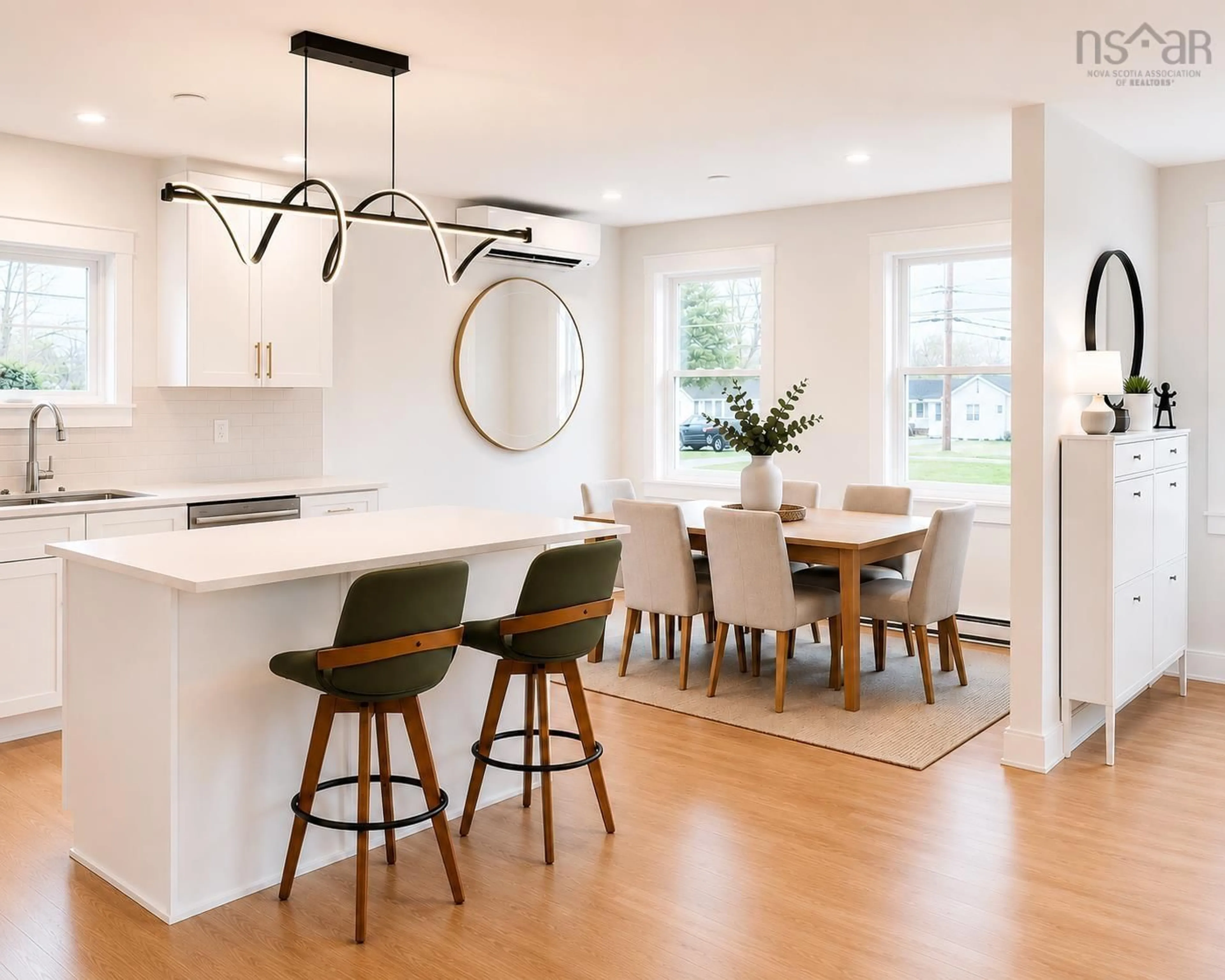 Open concept kitchen, unknown for 164 Oak St, Pictou Nova Scotia B0K 1H0