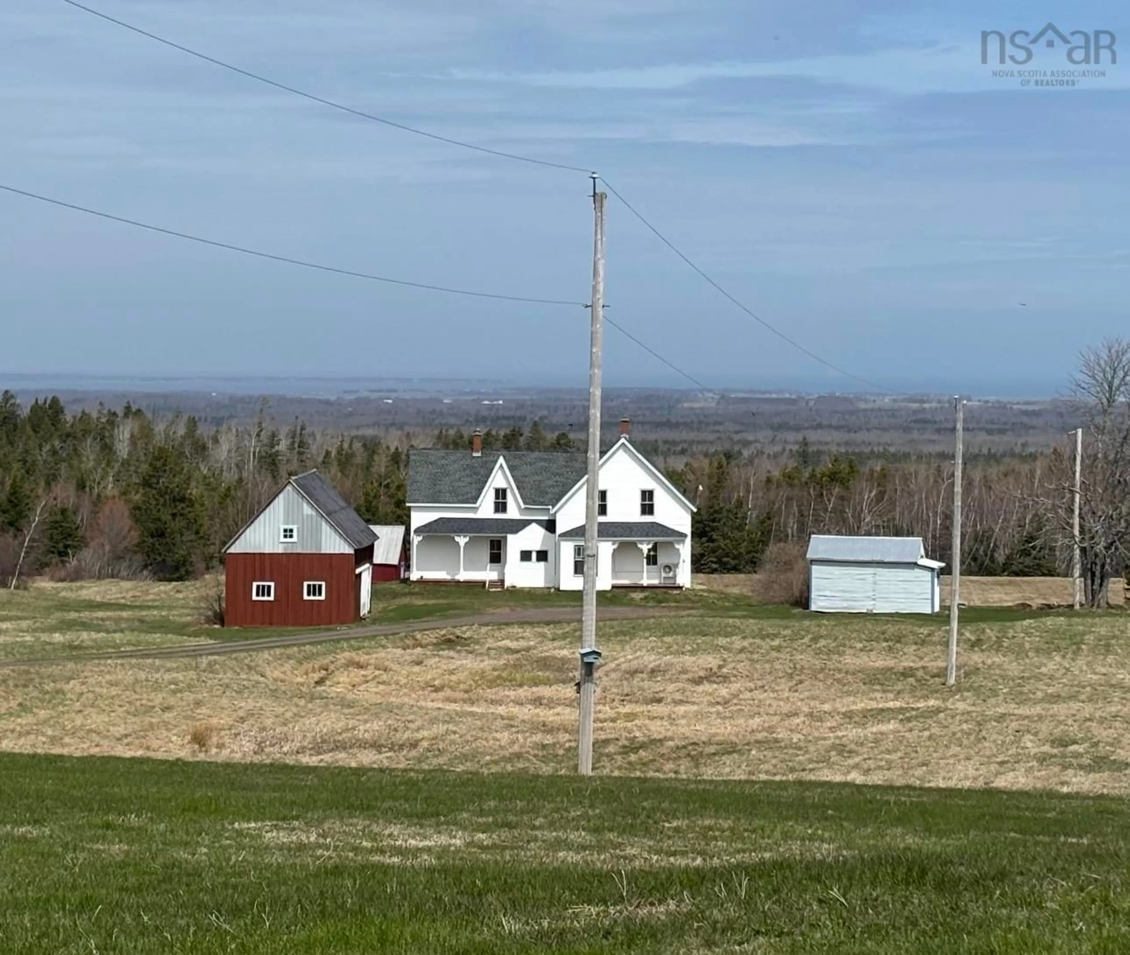 A pic from outside/outdoor area/front of a property/back of a property/a pic from drone, mountain view for 507 East Earltown Rd, Earltown Nova Scotia B0K 1V0