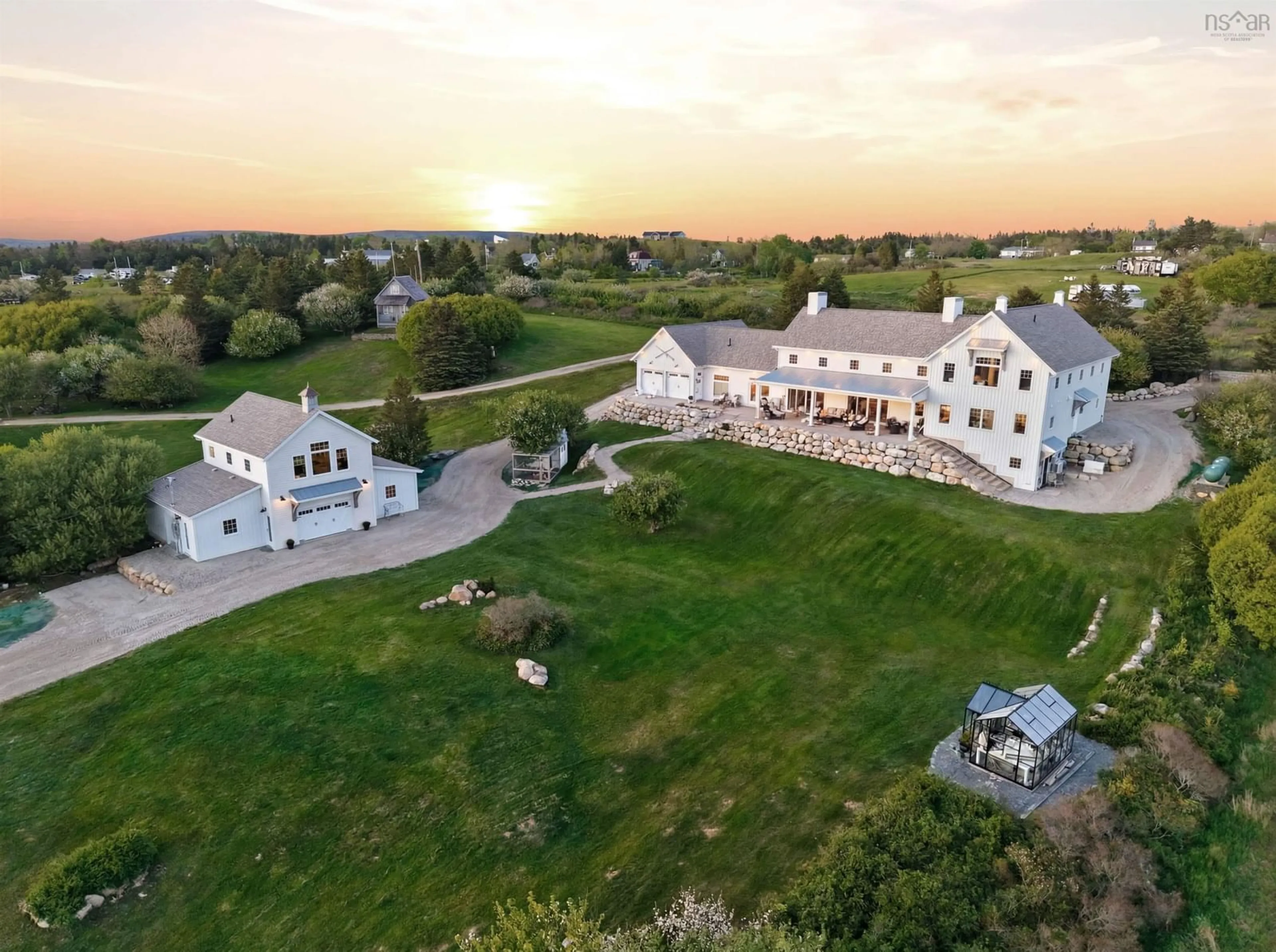 A pic from outside/outdoor area/front of a property/back of a property/a pic from drone, building for 19 Seashore Lane, Blandford Nova Scotia B0J 1T0