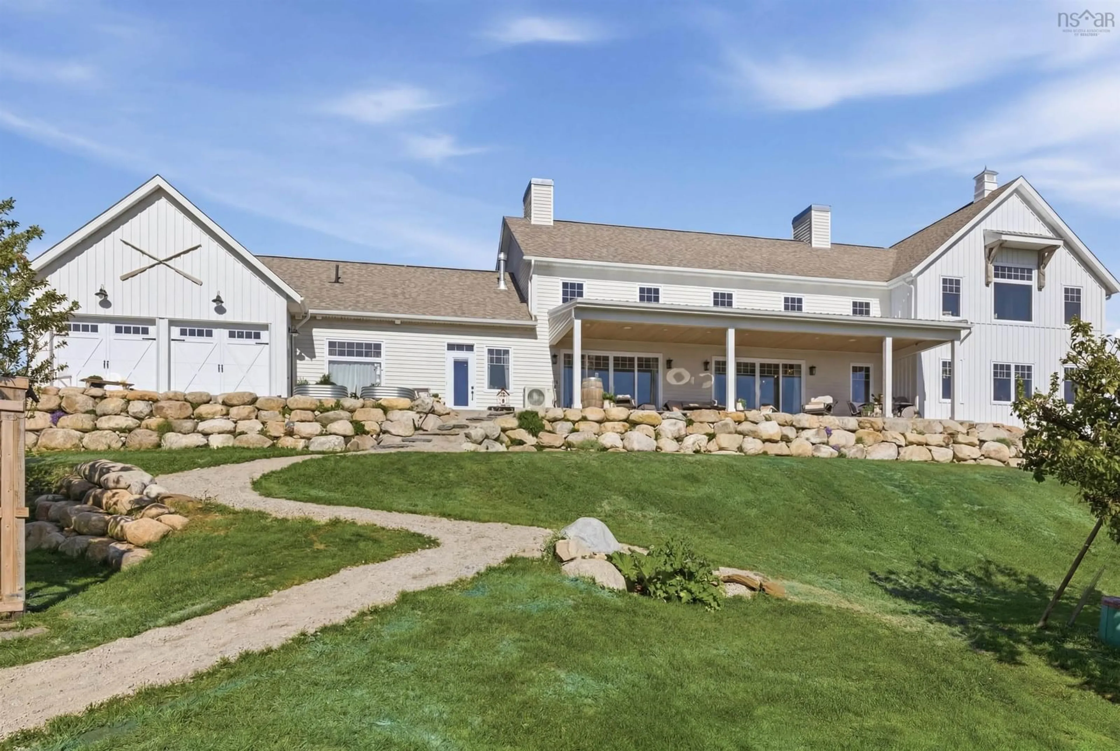 A pic from outside/outdoor area/front of a property/back of a property/a pic from drone, unknown for 19 Seashore Lane, Blandford Nova Scotia B0J 1T0