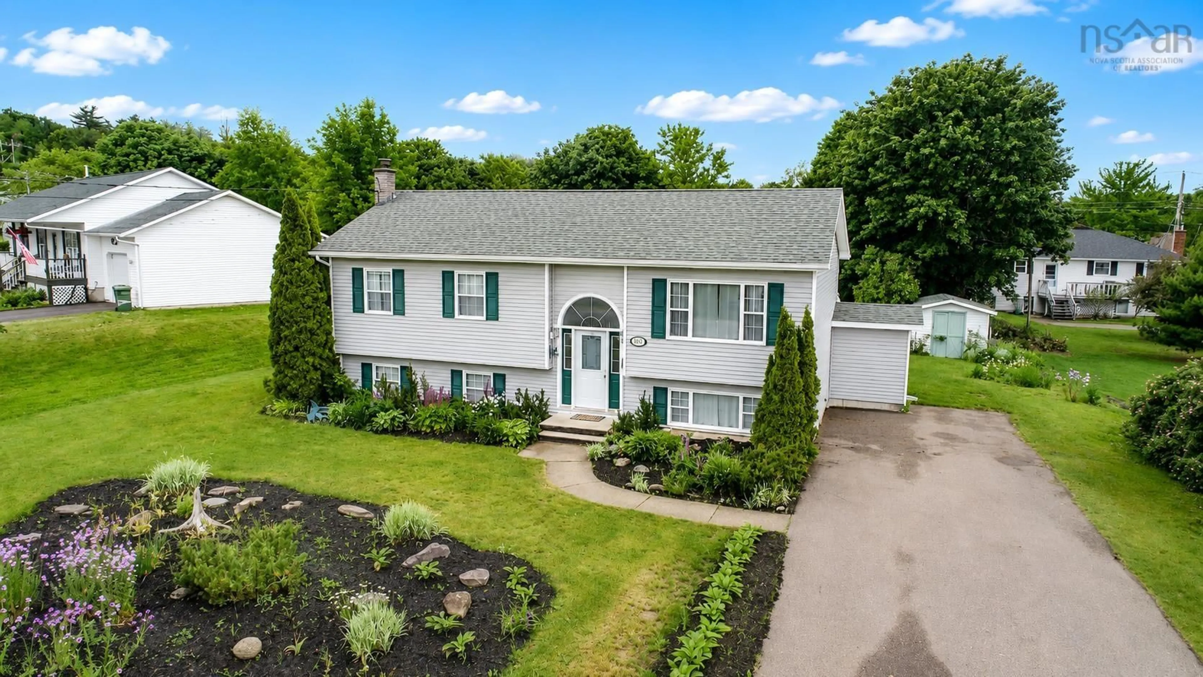 Home with vinyl exterior material, street for 1030 Club Crescent ,New Minas, New Minas Nova Scotia B4N 4Z5