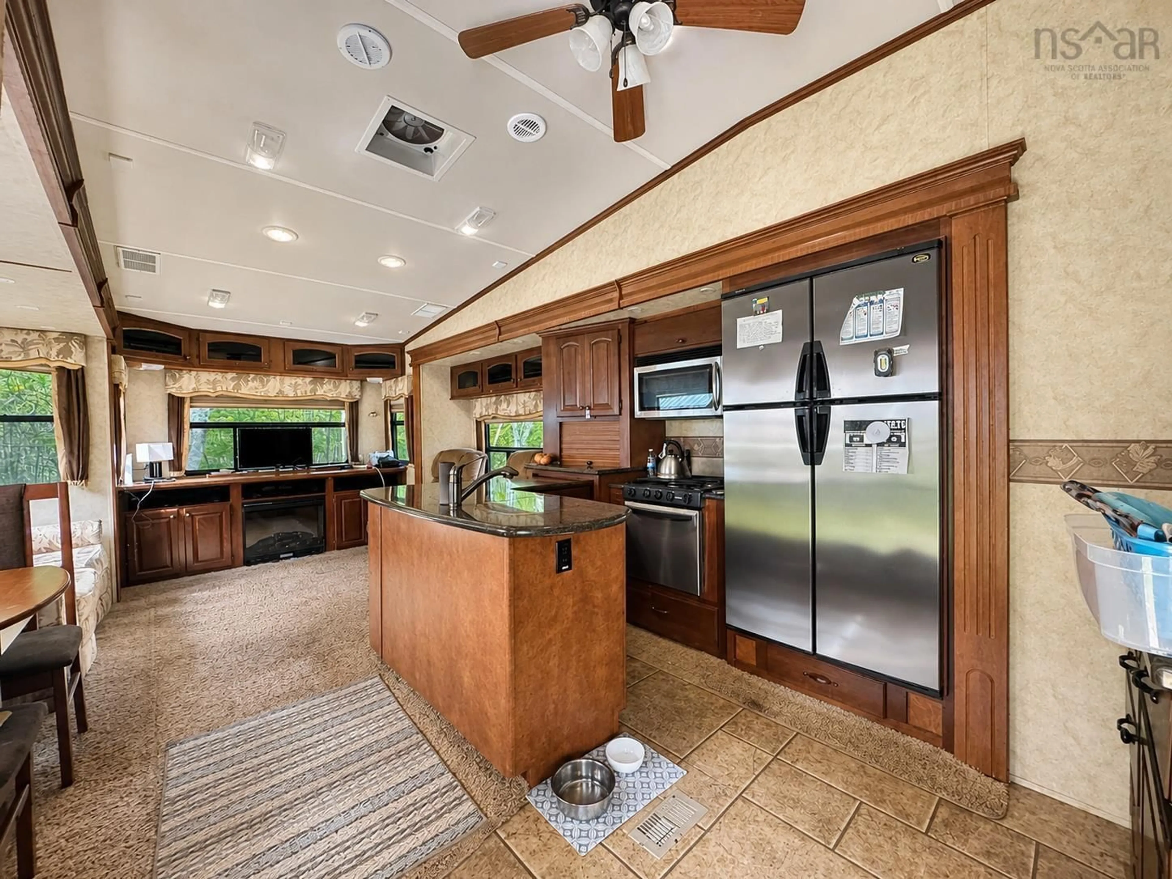 Open concept kitchen, unknown for 15 Bayview Lane, St. Anns Nova Scotia B0E 1B0