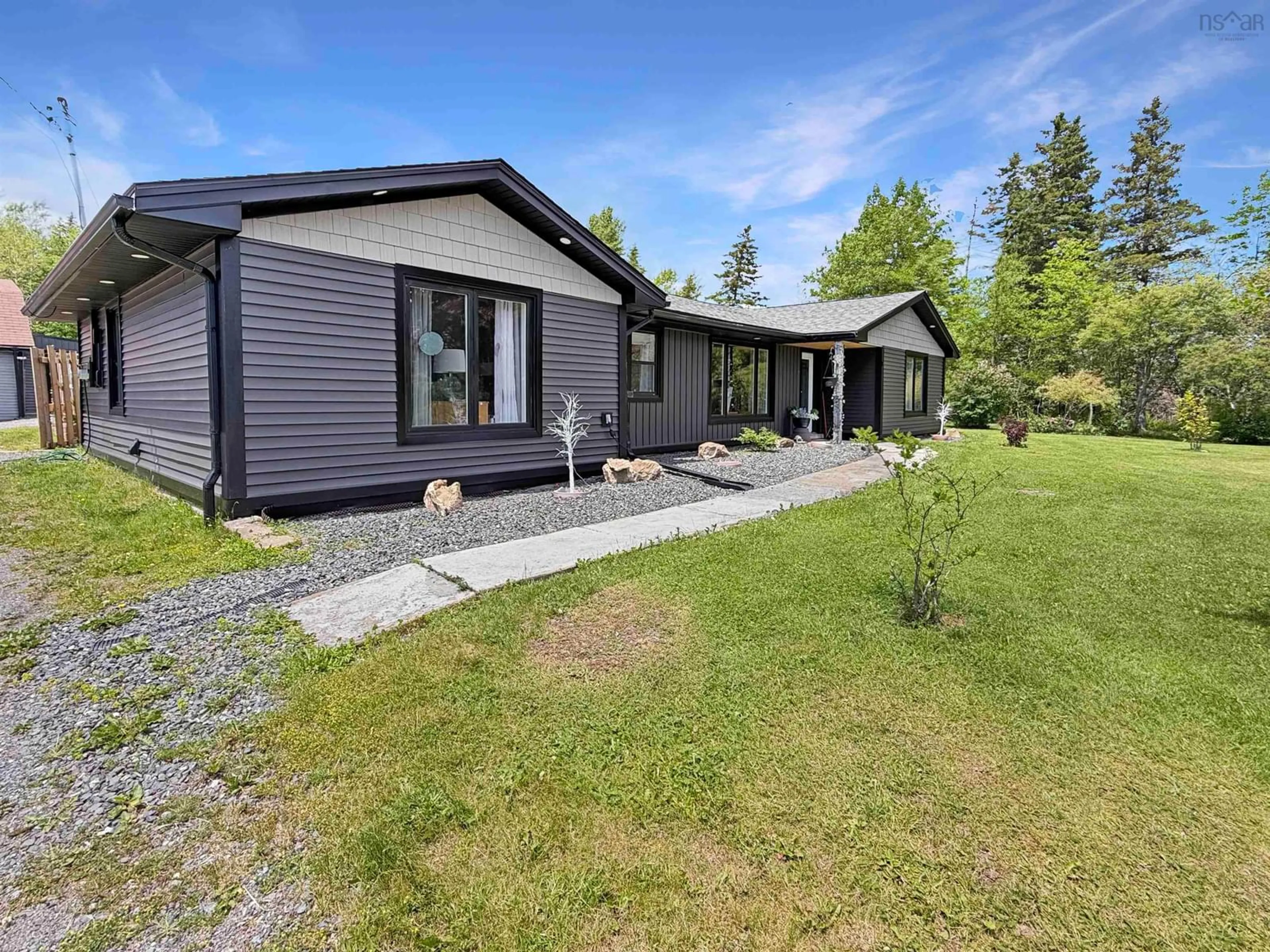 A pic from outside/outdoor area/front of a property/back of a property/a pic from drone, unknown for 981 Foxbrook Rd, Fox Brook Nova Scotia B0K 1S0