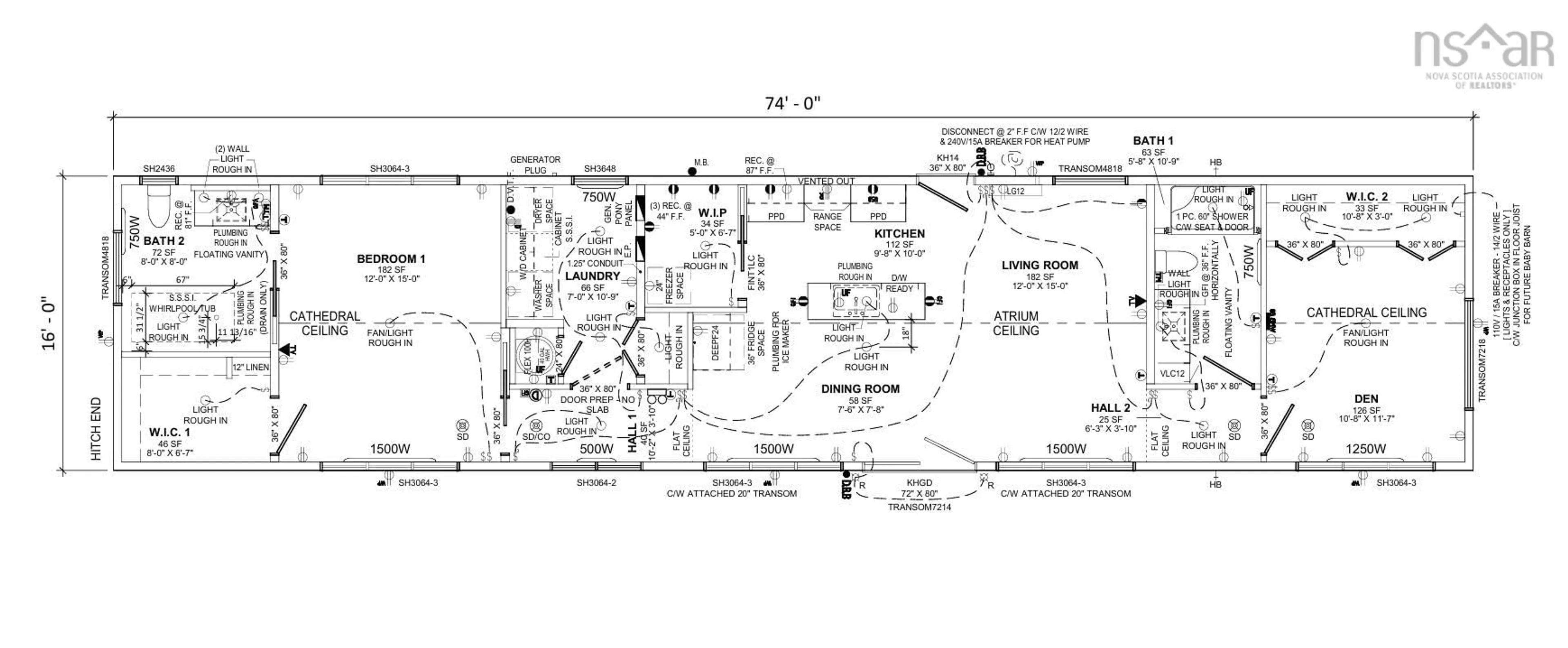 Floor plan for 20 Kwyet Lane, Windsor Road Nova Scotia B0J 1J0