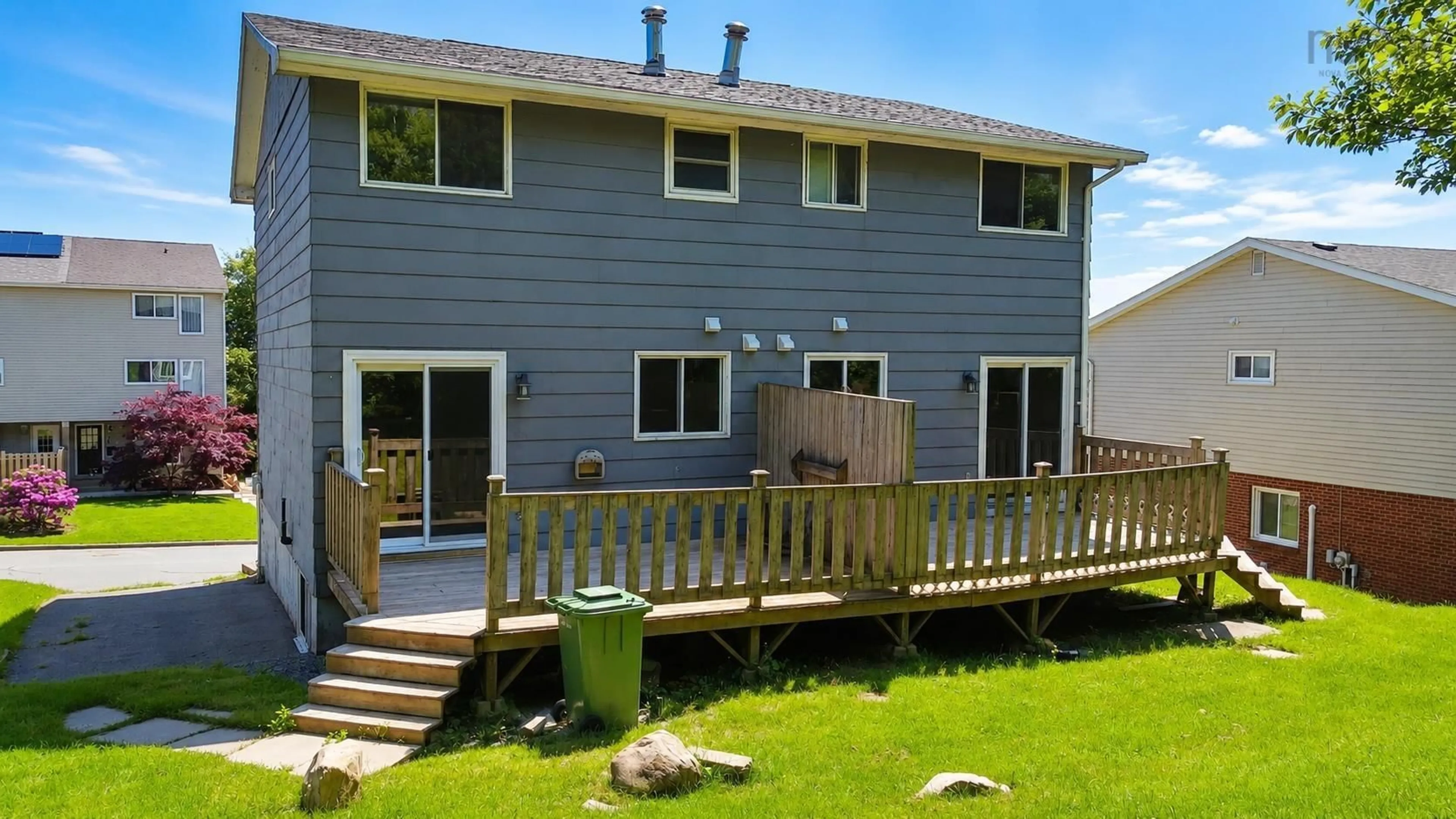 Patio, water/lake/river/ocean view for 36 Regal Rd, Dartmouth Nova Scotia B2W 4H6
