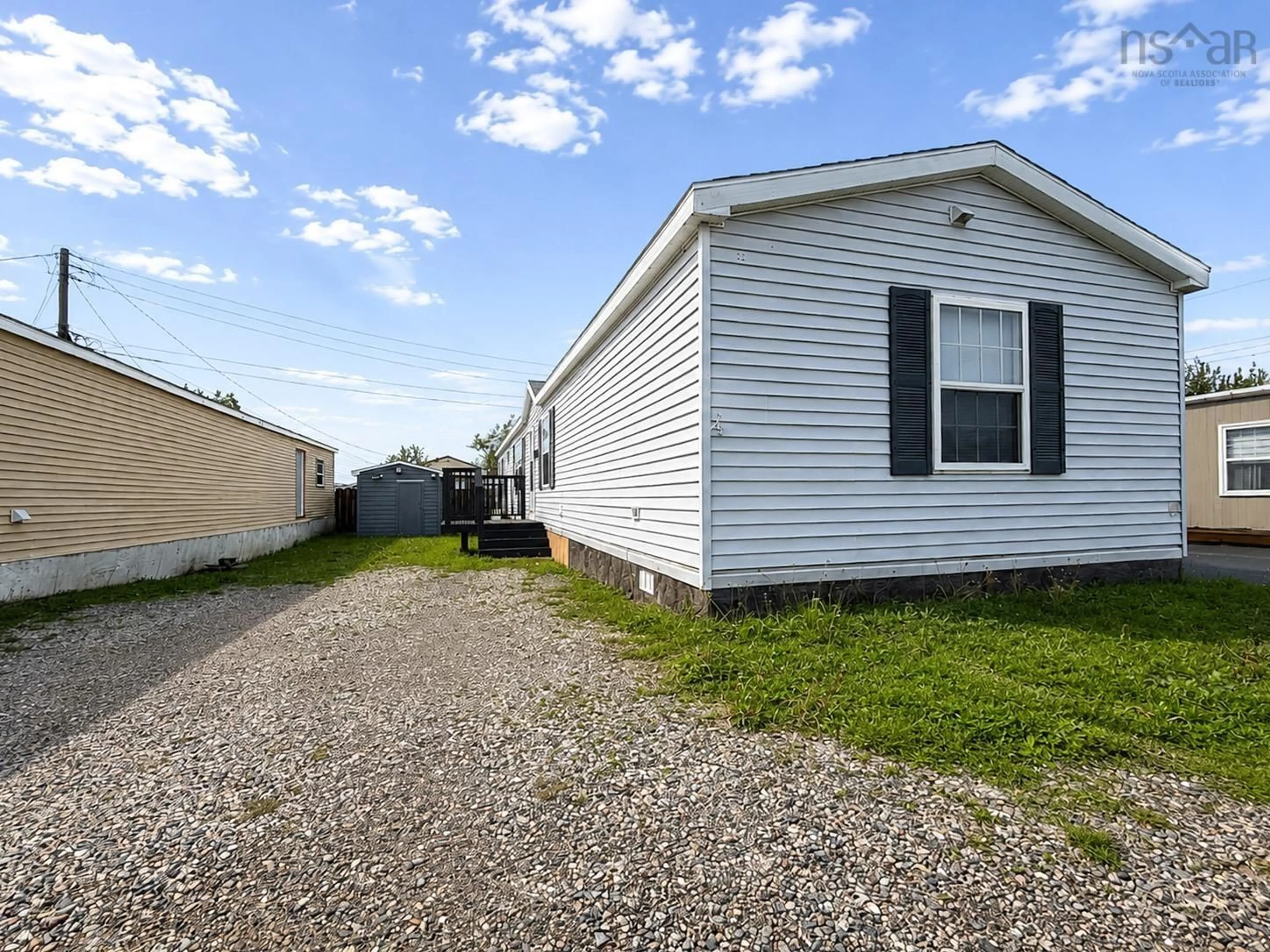 Home with vinyl exterior material, street for 4 Fourth Ave, Sydney Nova Scotia B1P 7A3
