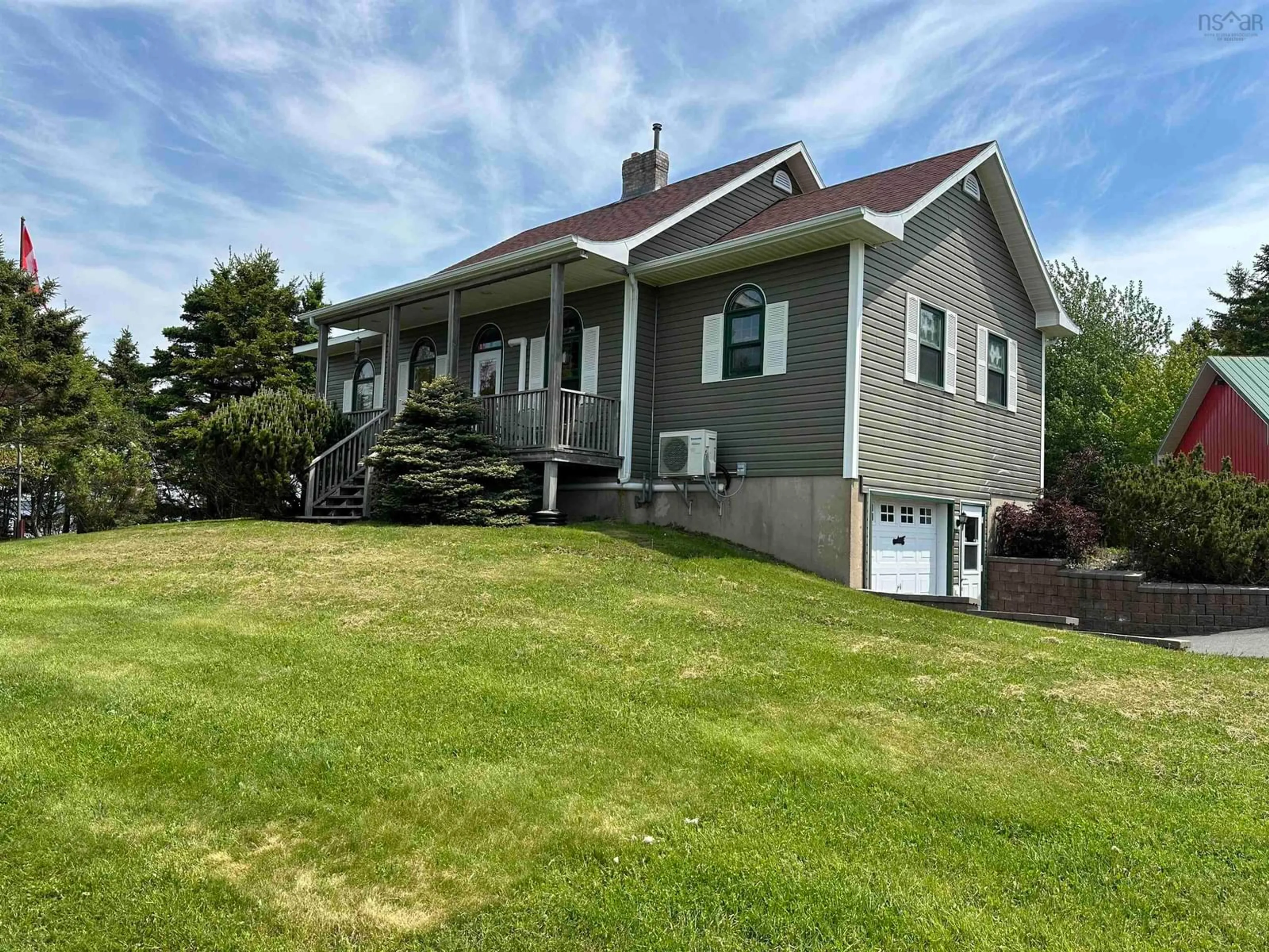 A pic from outside/outdoor area/front of a property/back of a property/a pic from drone, unknown for 11 Cap La Ronde, D'Escousse Nova Scotia B0E 1K0