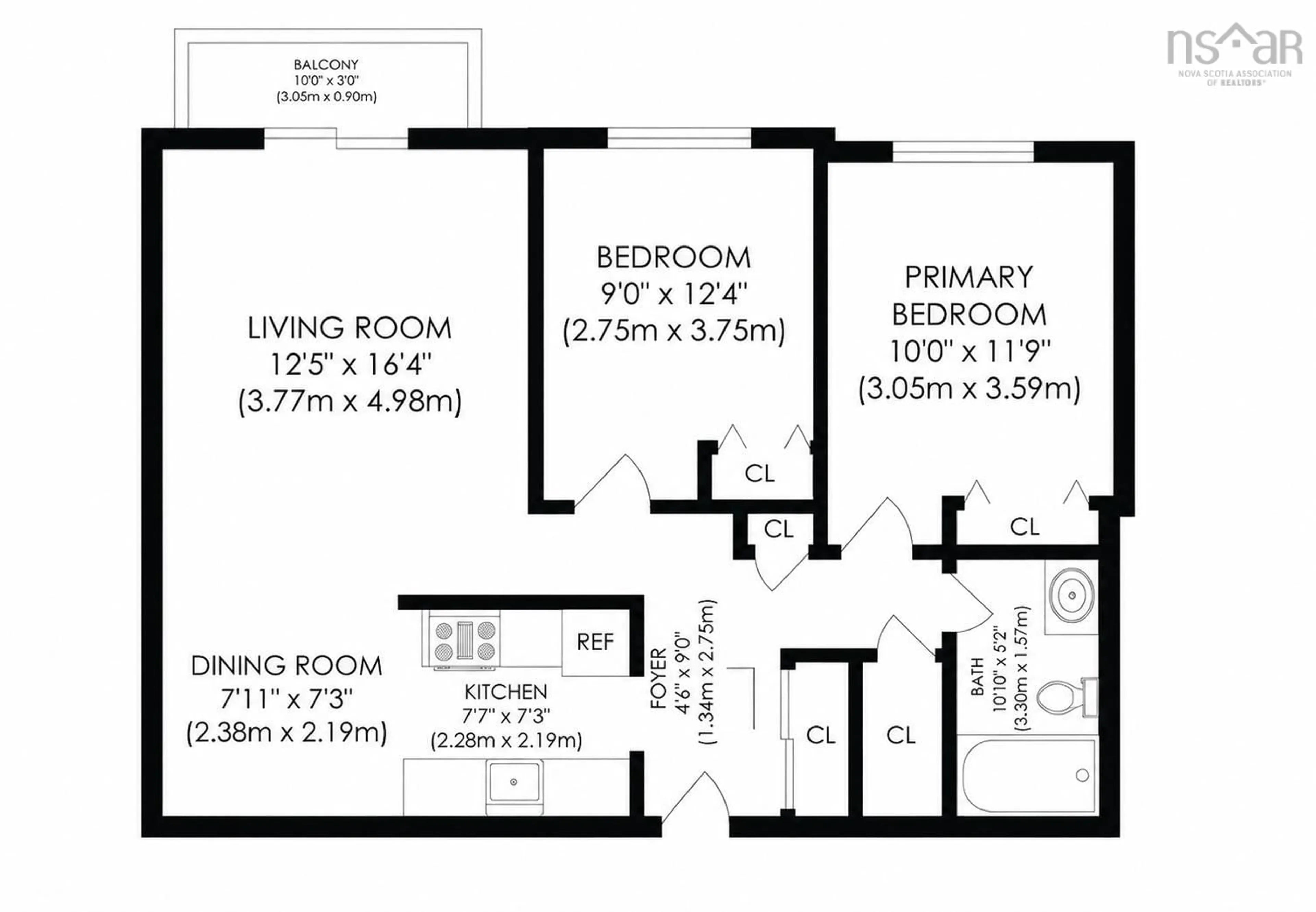 Floor plan for 7 Jamieson St #109, Dartmouth Nova Scotia B3A 4L2