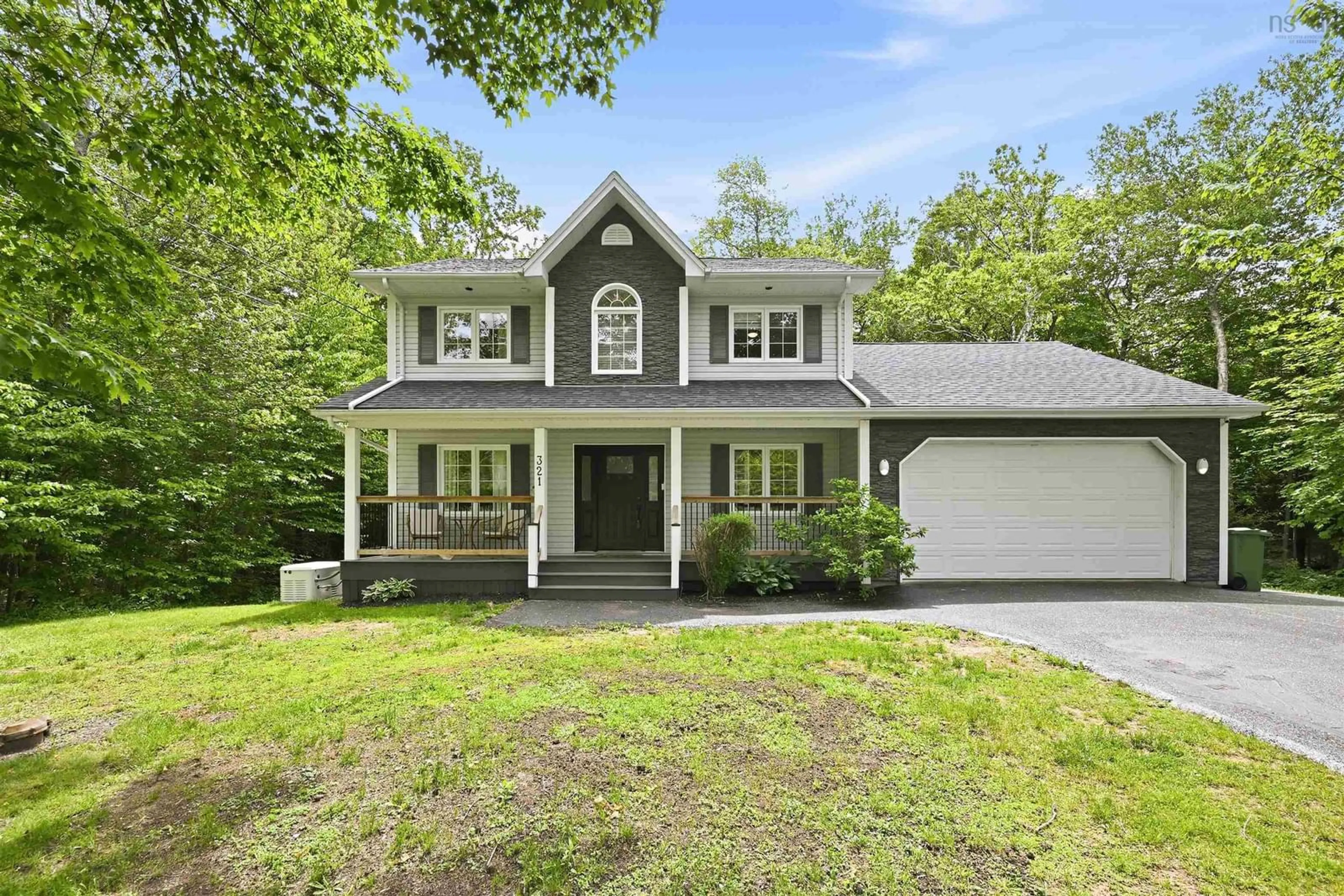 Home with vinyl exterior material, street for 321 Norman Blvd, Hammonds Plains Nova Scotia B4B 1W3