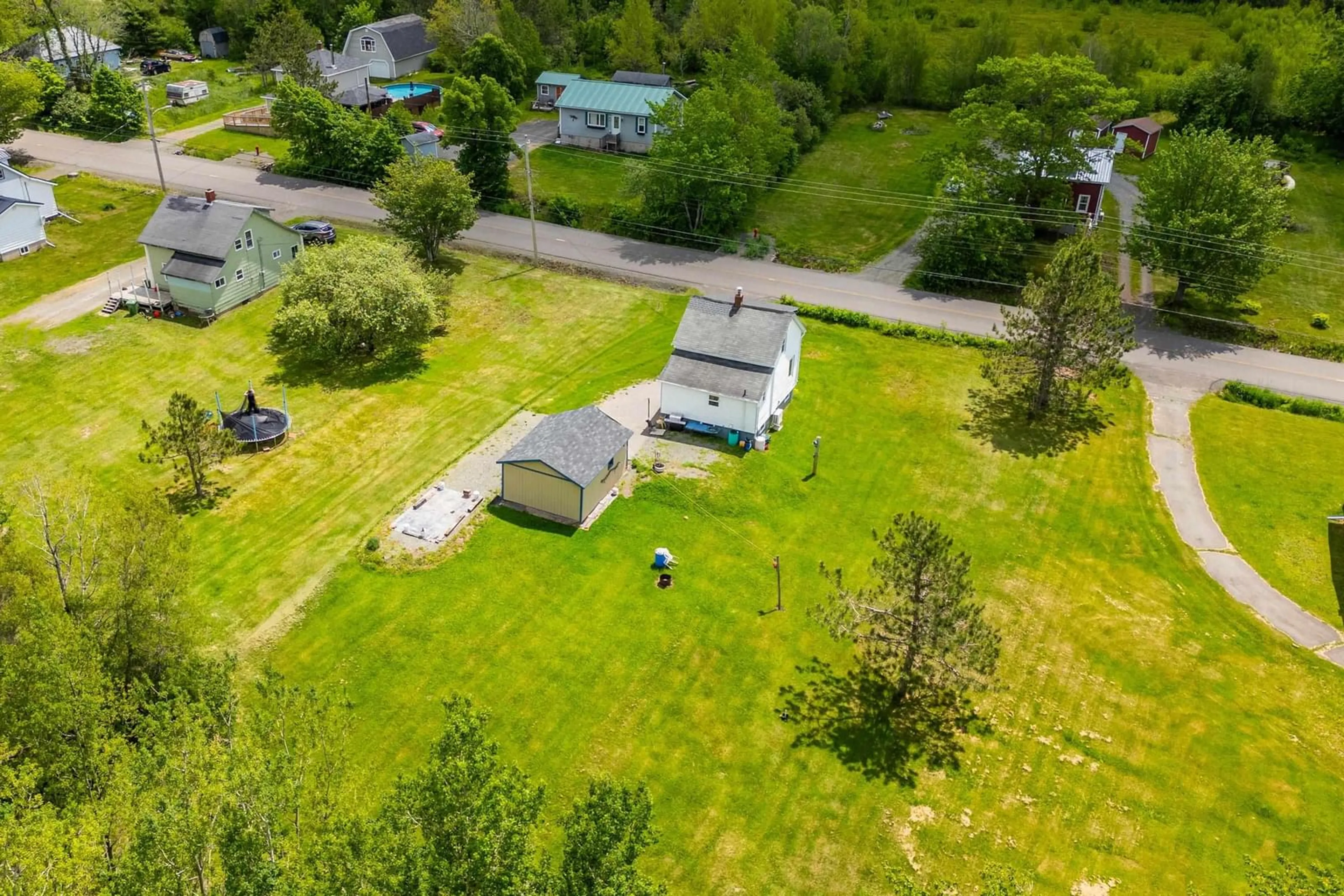 A pic from outside/outdoor area/front of a property/back of a property/a pic from drone, street for 2367 Athol Rd, Springhill Nova Scotia B0M 1X0
