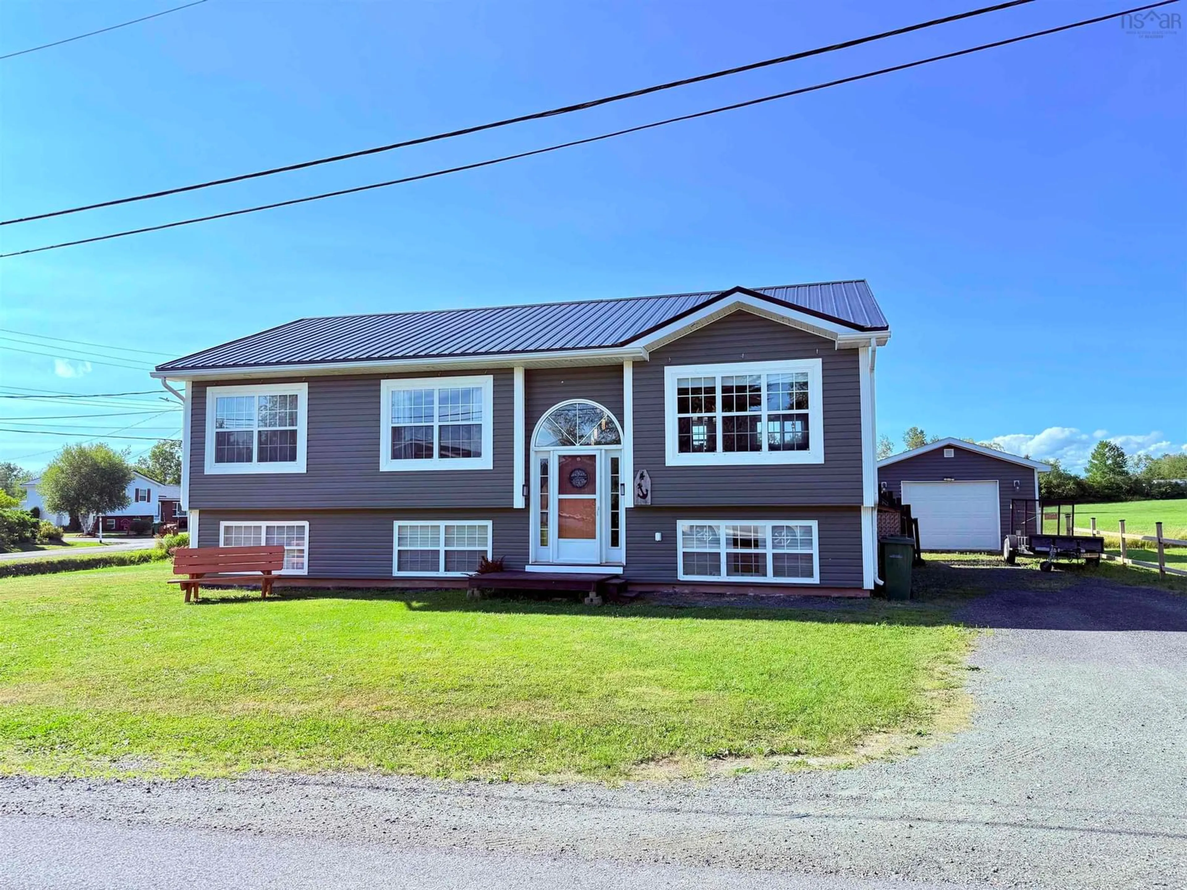 Home with vinyl exterior material, street for 4 Gill Court, Pictou Nova Scotia B0K 1H0