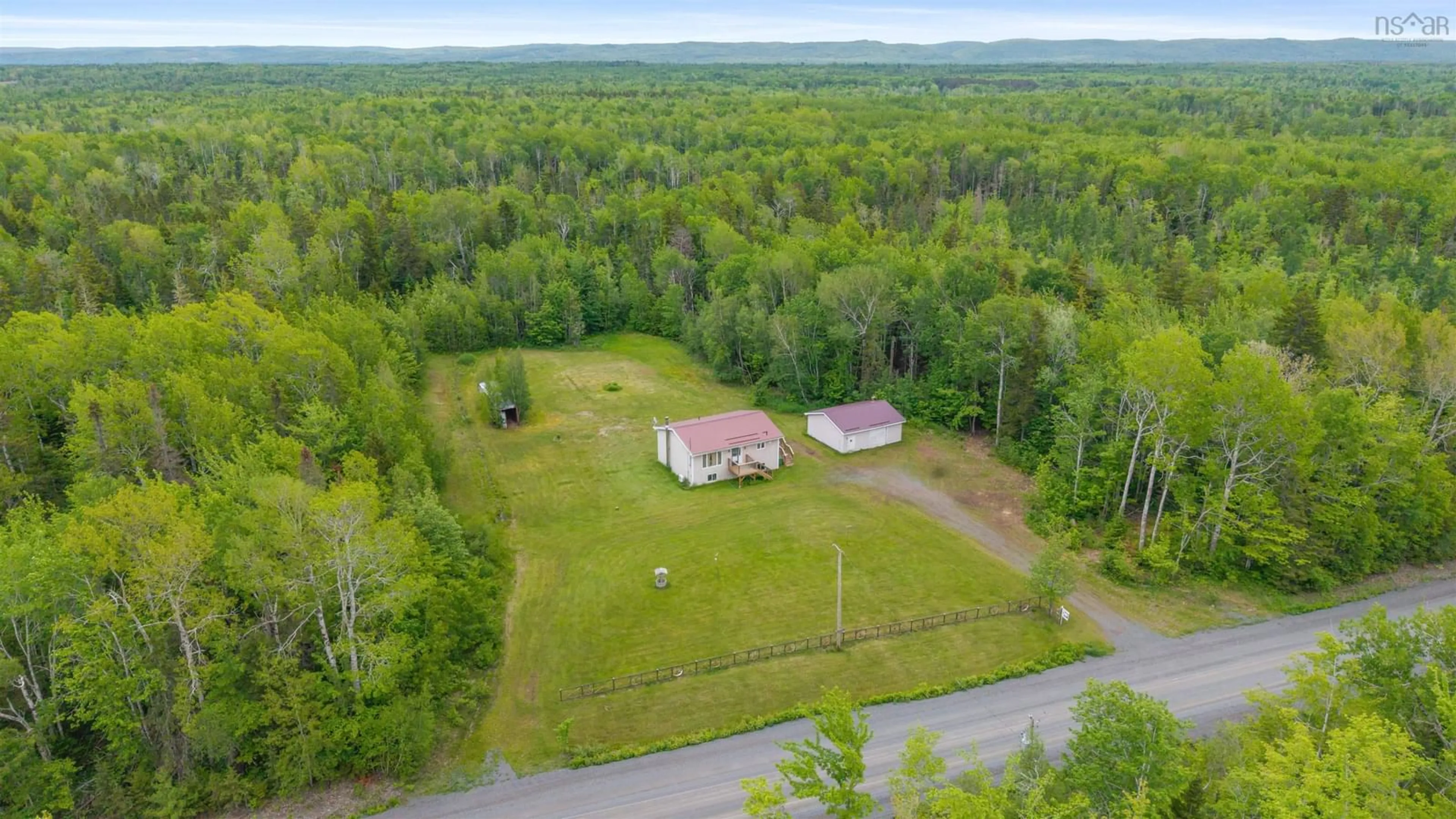 A pic from outside/outdoor area/front of a property/back of a property/a pic from drone, forest/trees view for 310 West Tatamagouche Rd, Tatamagouche Nova Scotia B0K 1V0