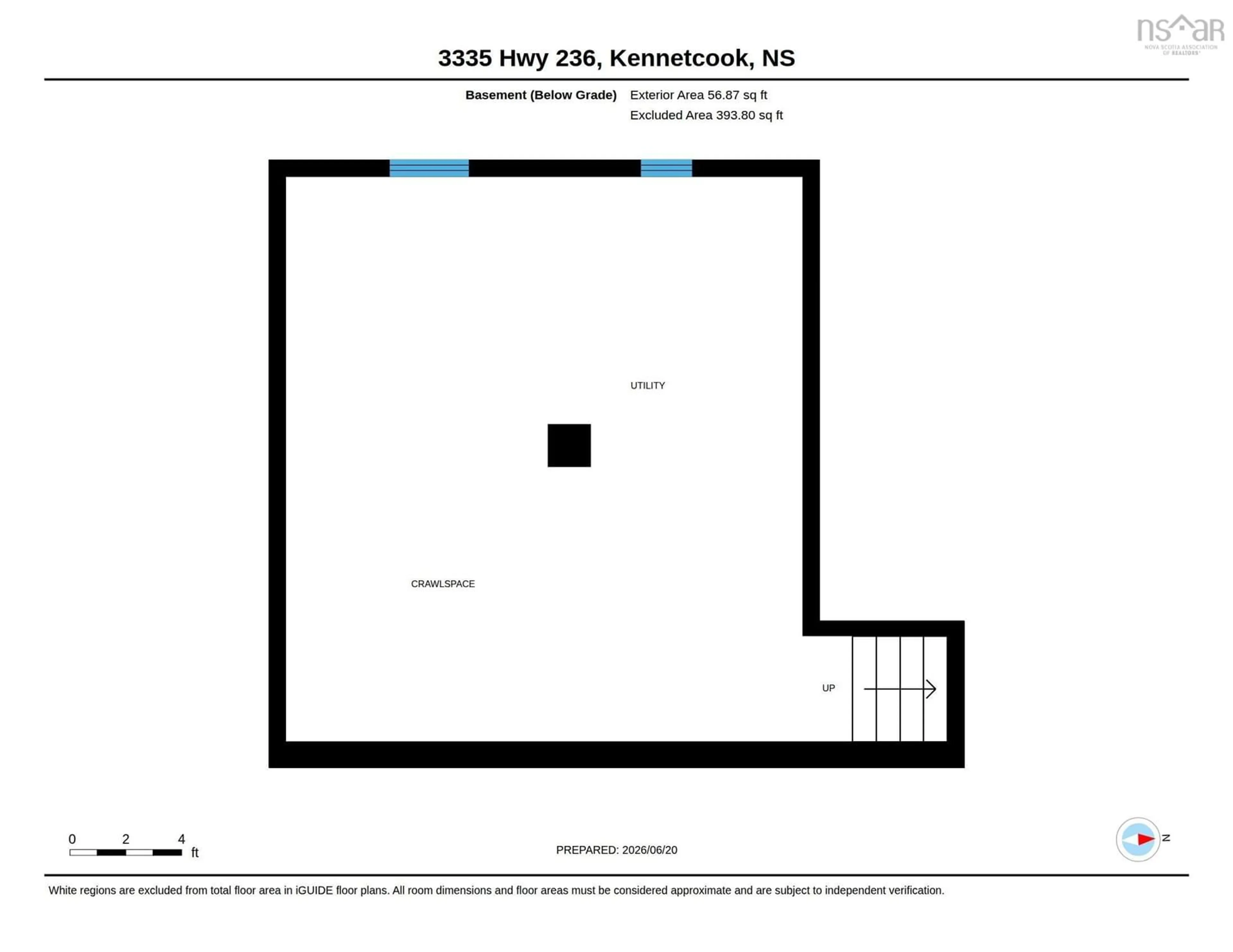 Floor plan for 3335 Highway 236, Riverside Corner Nova Scotia B0N 1P0