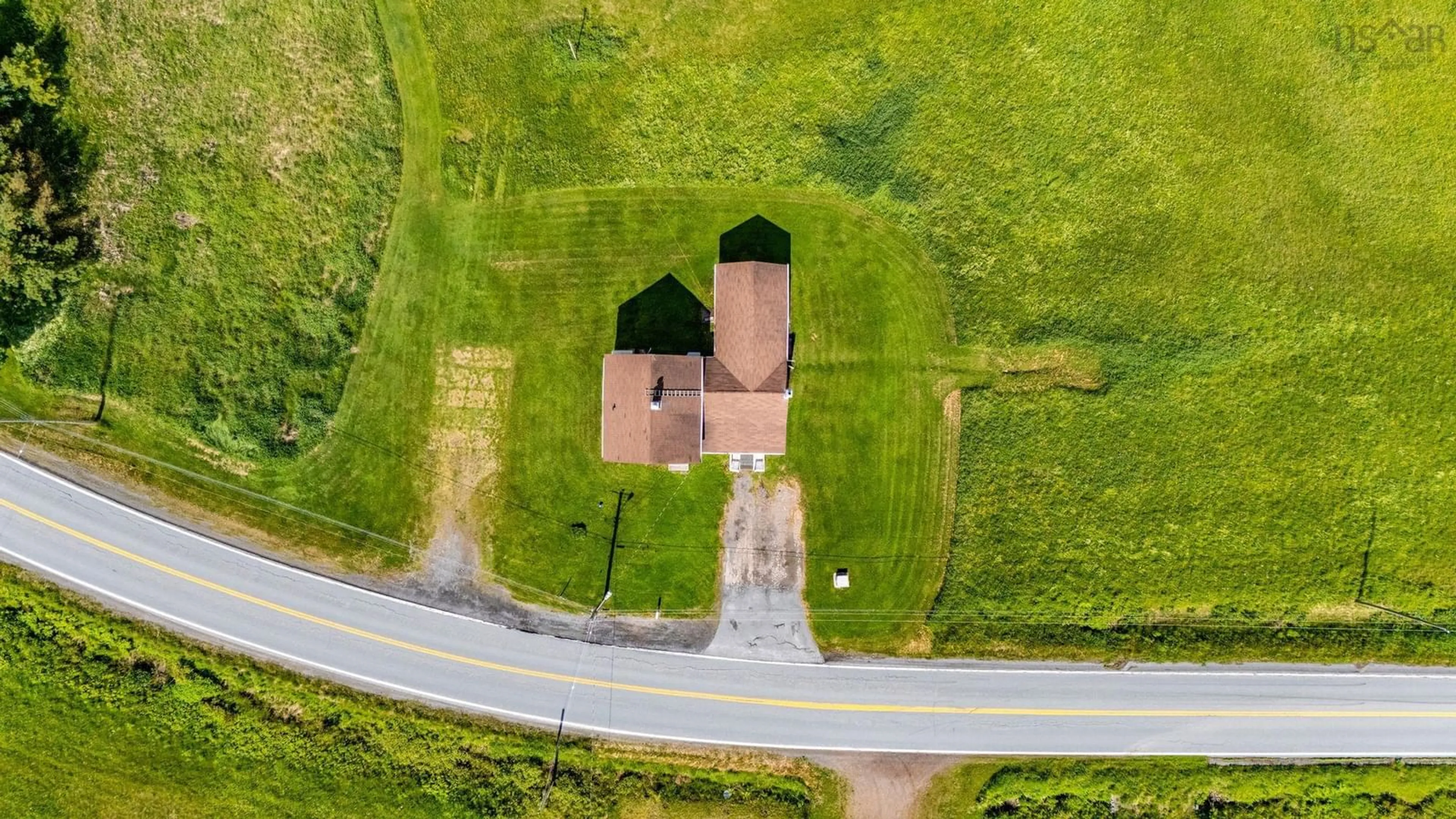 A pic from outside/outdoor area/front of a property/back of a property/a pic from drone, building for 3335 Highway 236, Riverside Corner Nova Scotia B0N 1P0