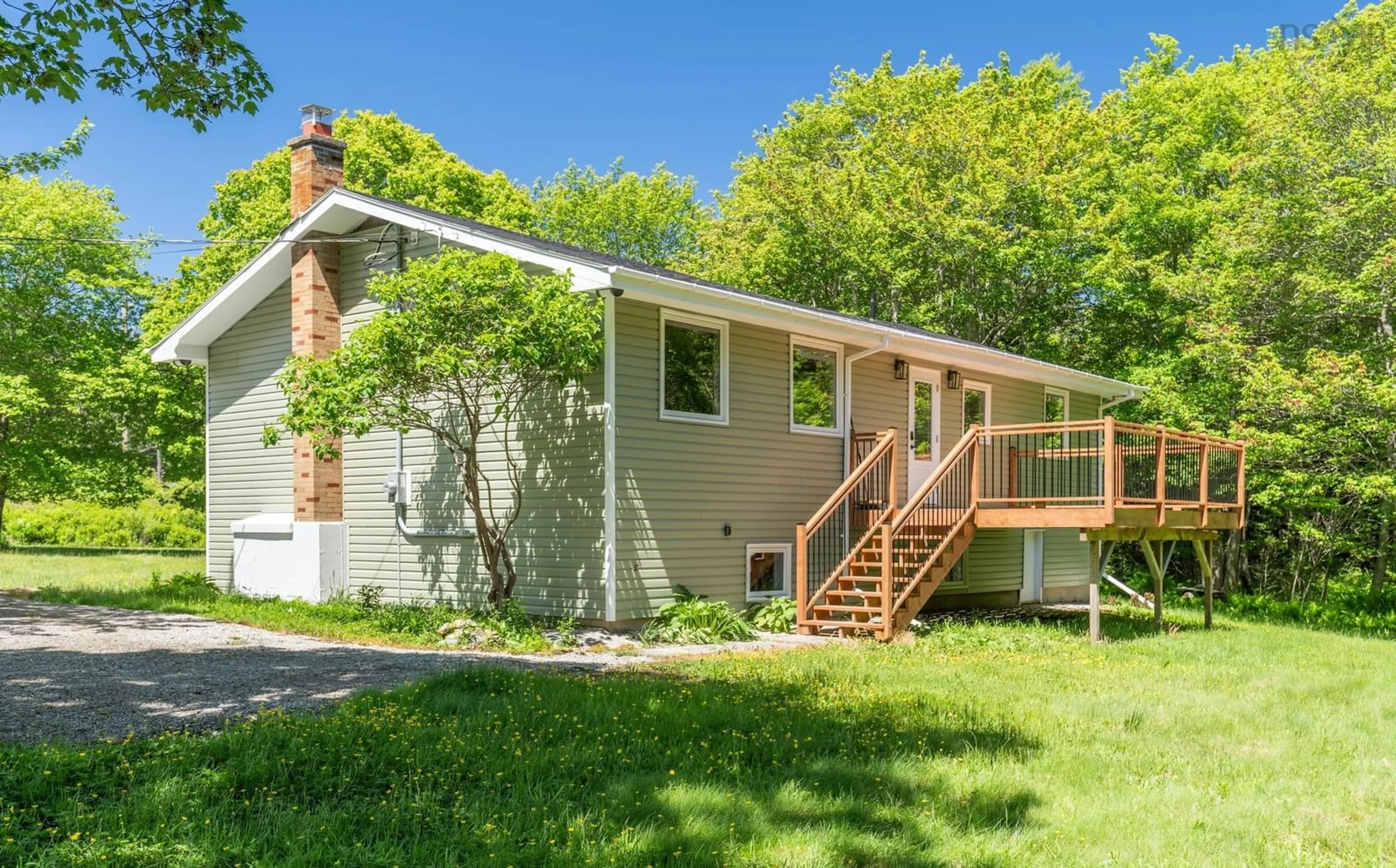Home with vinyl exterior material, street for 2350 Highway 1, Wellington Nova Scotia B5A 5A8