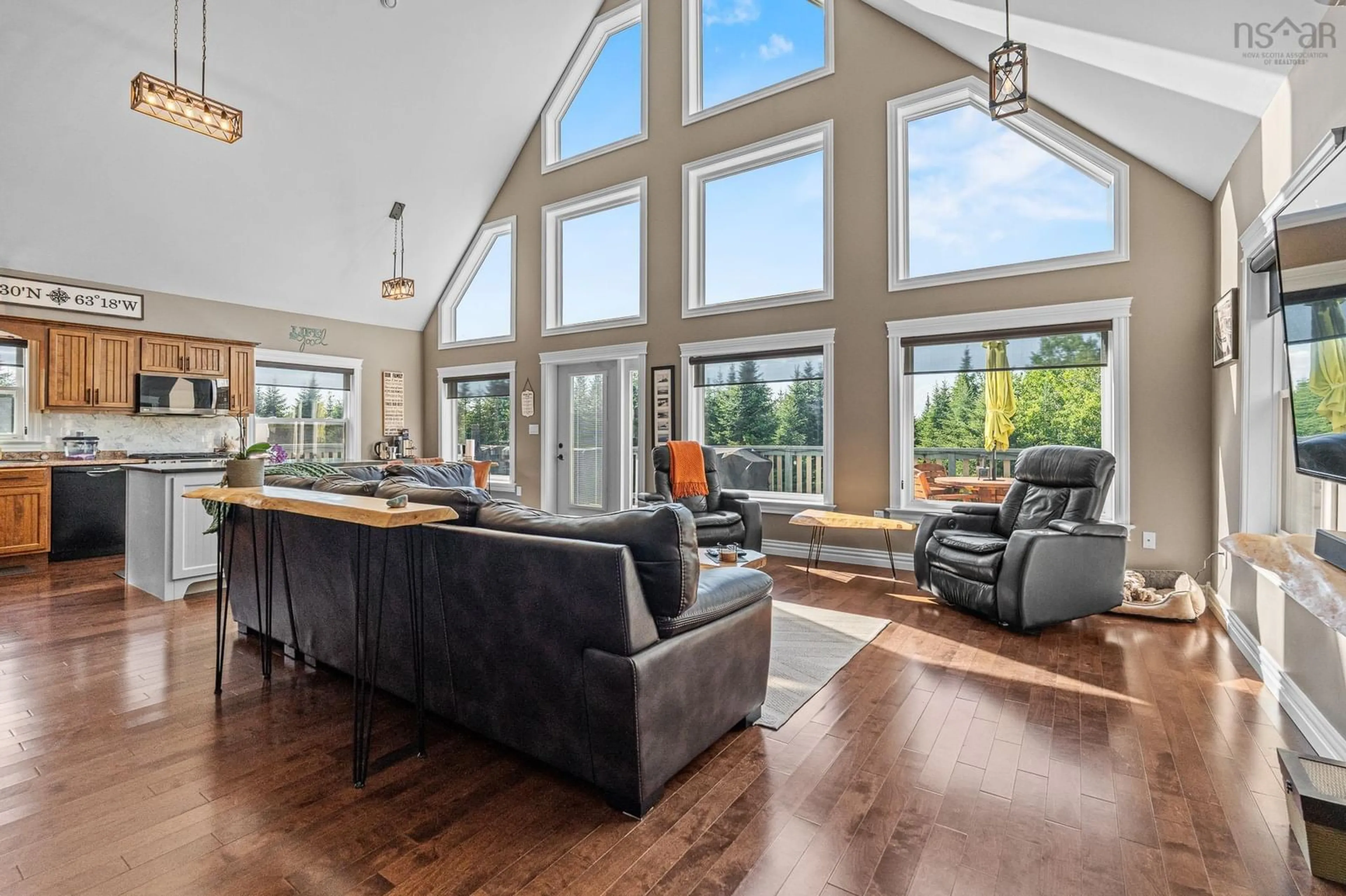 Living room with furniture, unknown for 2565 Camden Rd, Camden Nova Scotia B6L 3C2