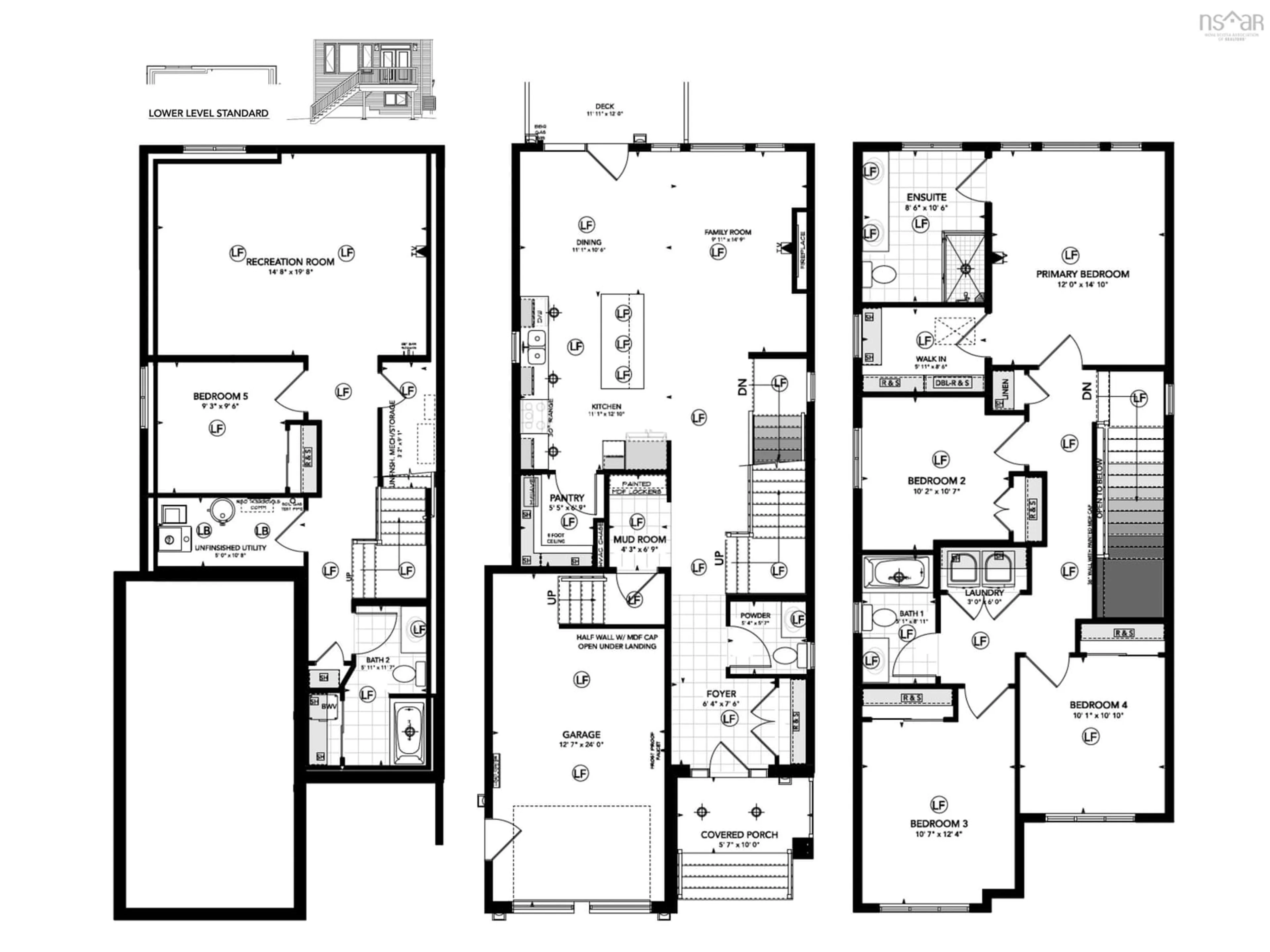 Floor plan for 90 Garvey Crt #GAR018, West Bedford Nova Scotia B4B 2L1