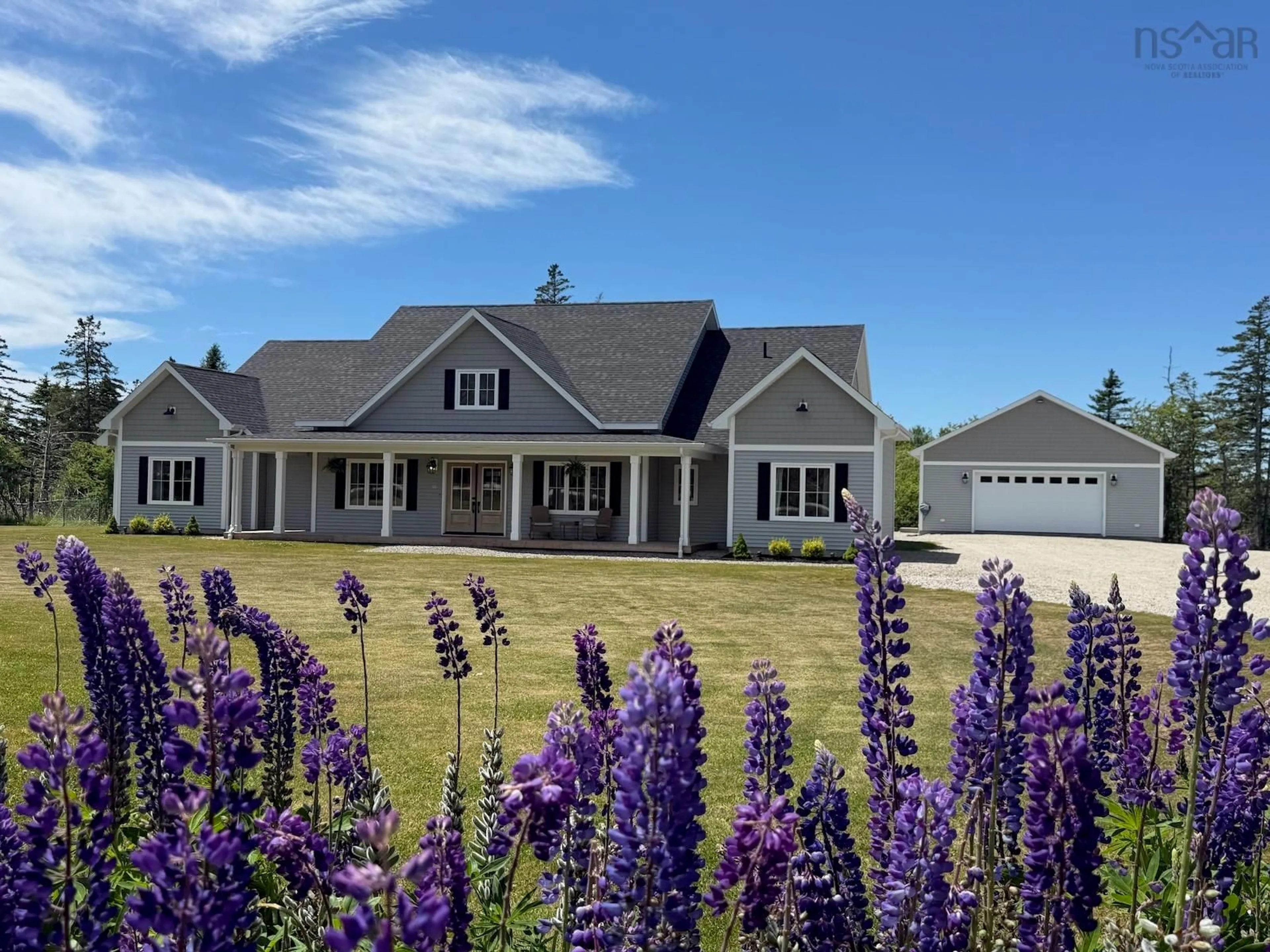 Home with vinyl exterior material, mountain view for 217 Lake George Rd, South Ohio Nova Scotia B5A 5M9