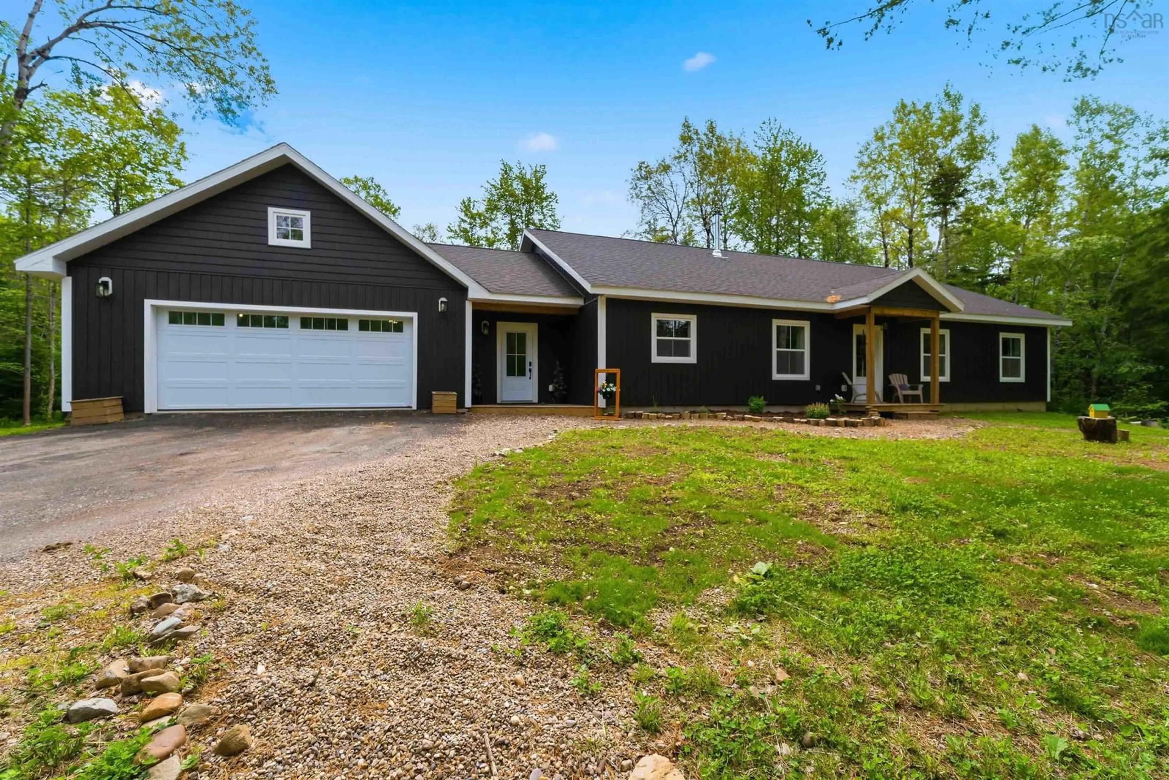 Home with vinyl exterior material, street for 1582 Black River Rd, Black River Lake Nova Scotia B4P 2R1