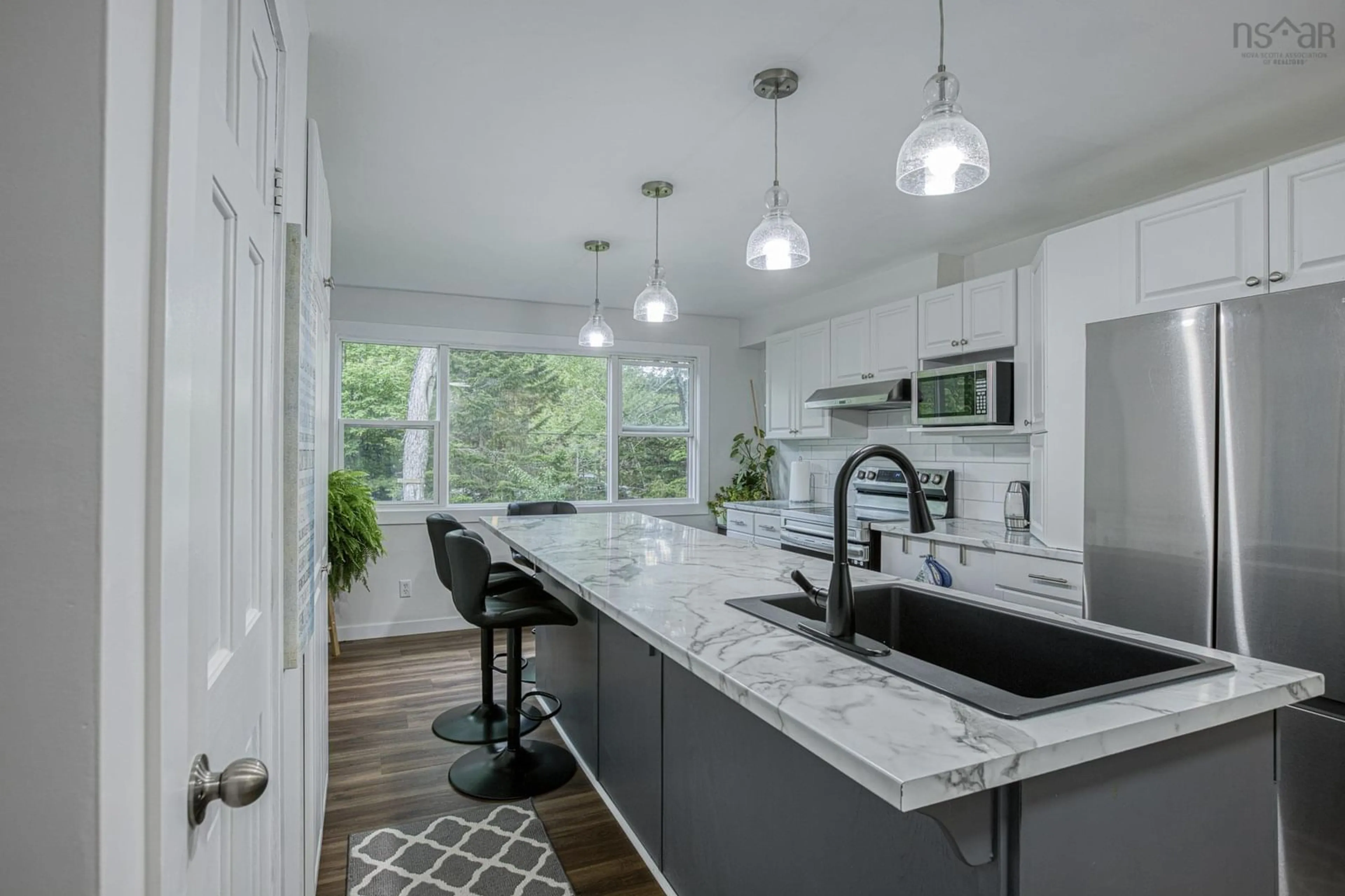 Open concept kitchen, ceramic/tile floor for 284 Greenhill Rd, Greenhill Nova Scotia B0N 1Z0