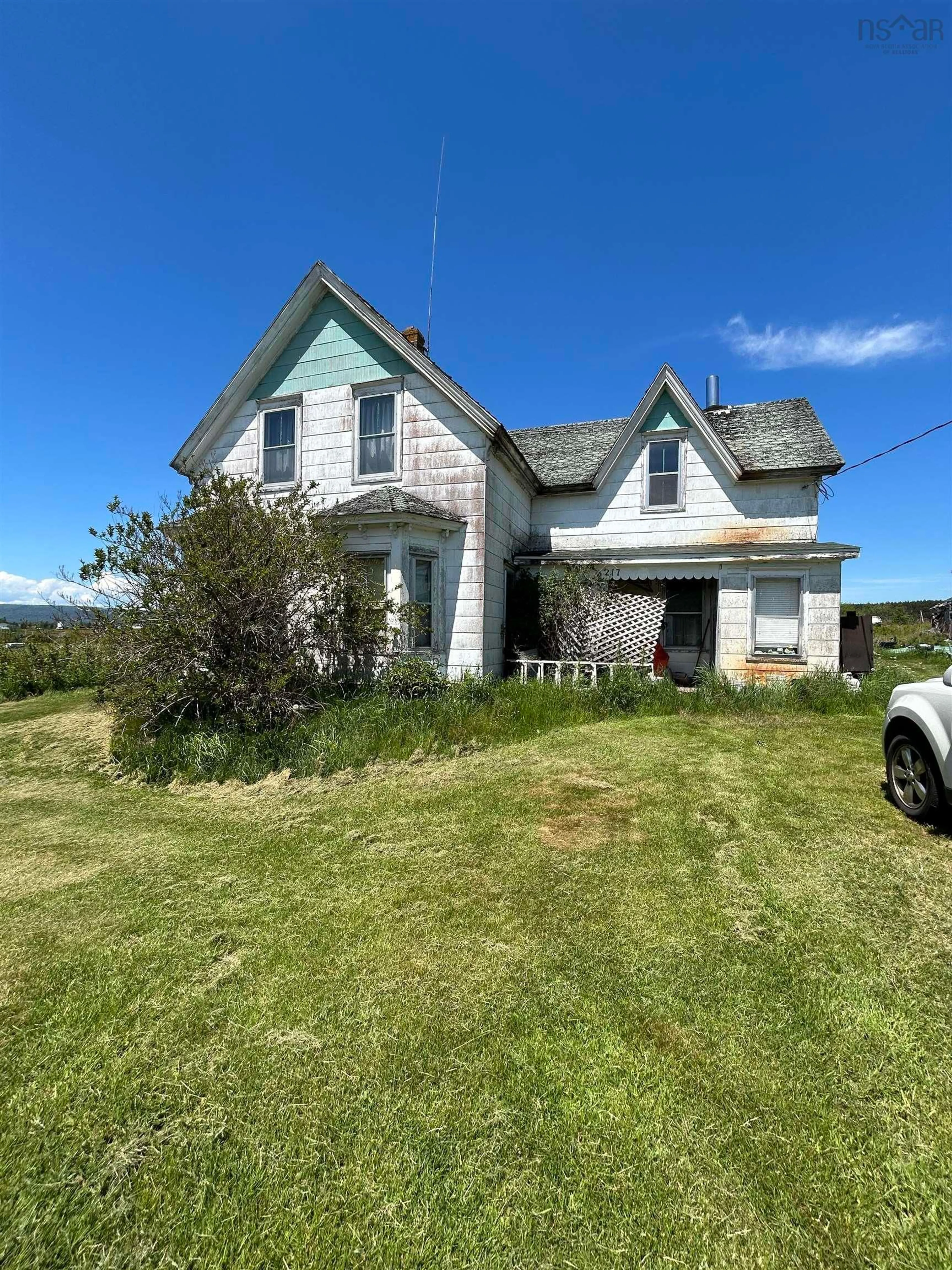 A pic from outside/outdoor area/front of a property/back of a property/a pic from drone, unknown for 217 Back St, Advocate Harbour Nova Scotia B0M 1A0