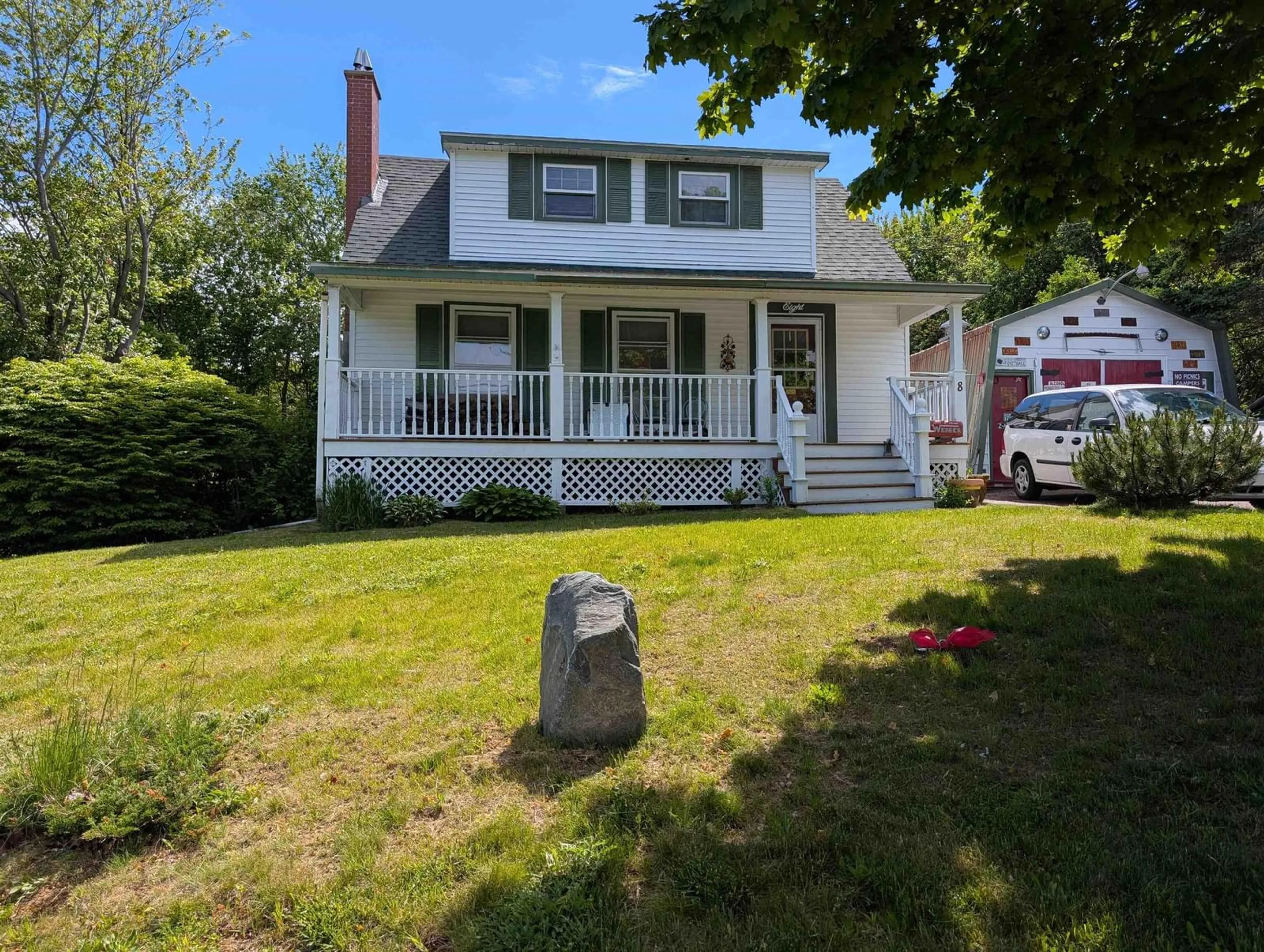Home with vinyl exterior material, street for 8 Major St, Westphal Nova Scotia B2X 1A4