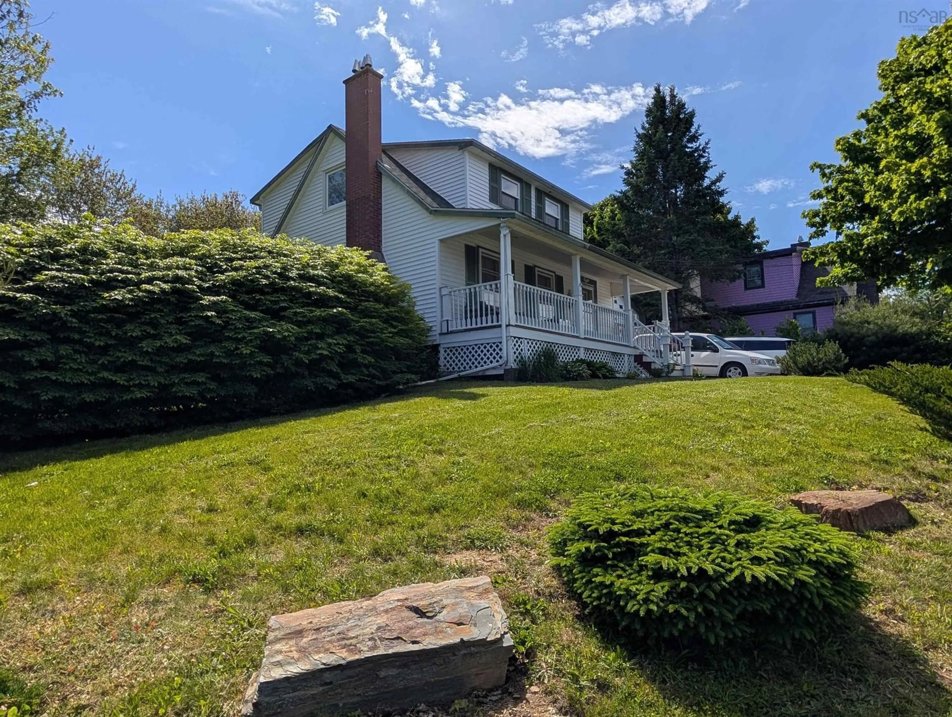 A pic from outside/outdoor area/front of a property/back of a property/a pic from drone, street for 8 Major St, Westphal Nova Scotia B2X 1A4