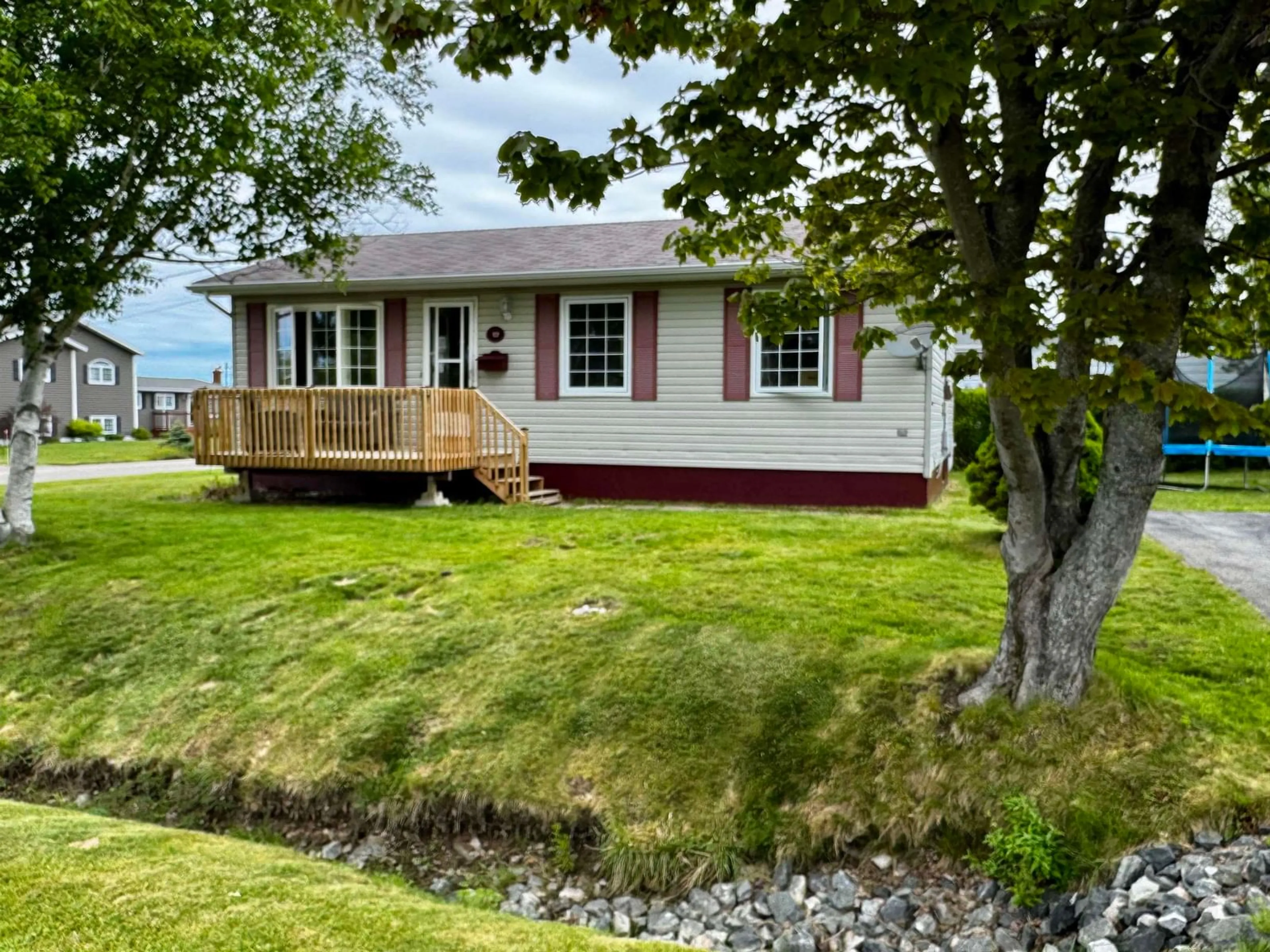 A pic from outside/outdoor area/front of a property/back of a property/a pic from drone, water/lake/river/ocean view for 12 Don-Gordon Street St, Glace Bay Nova Scotia B1A 6A2