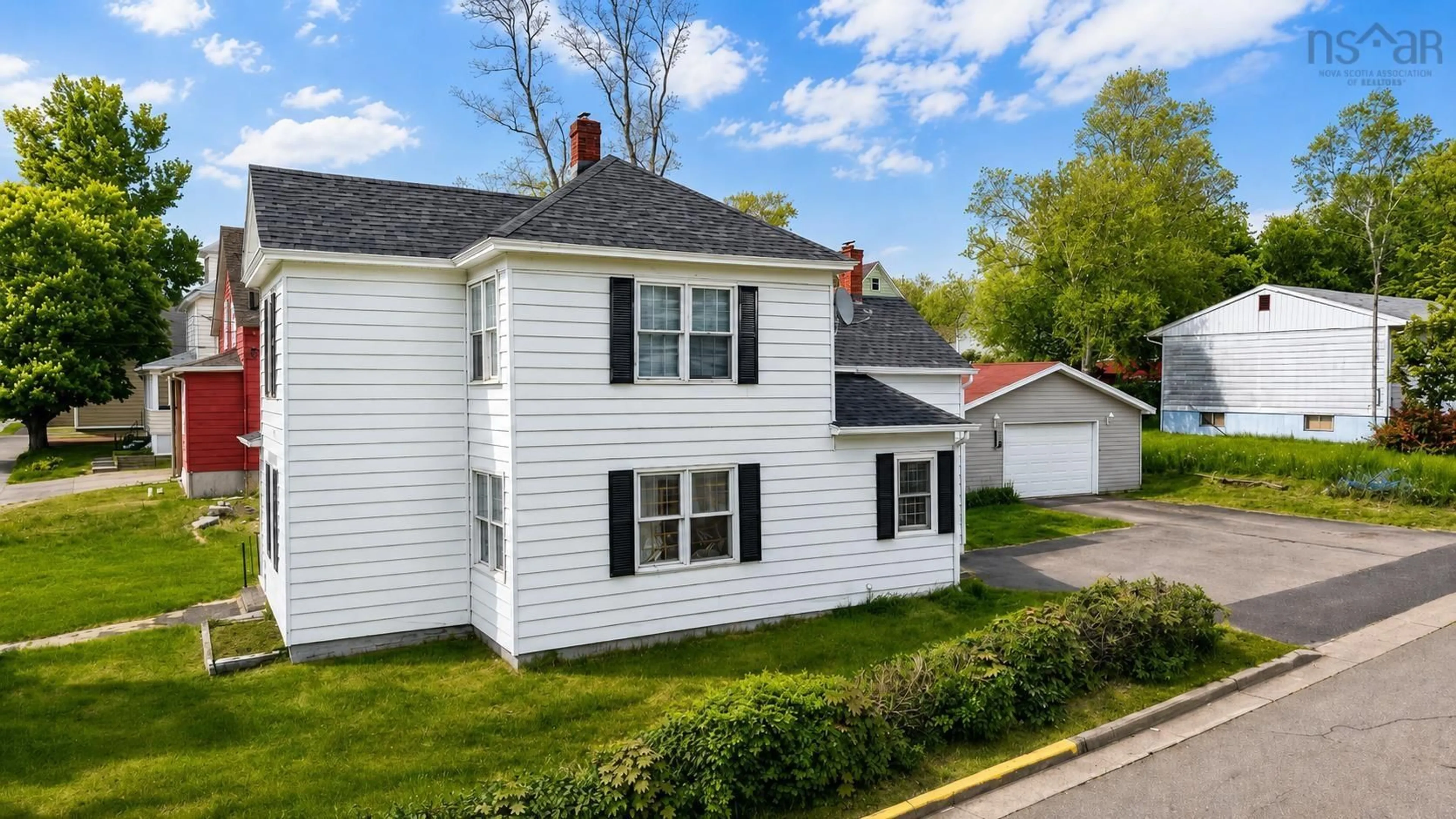 Home with vinyl exterior material, street for 99 Argyle St, Sydney Nova Scotia B1S 2V2