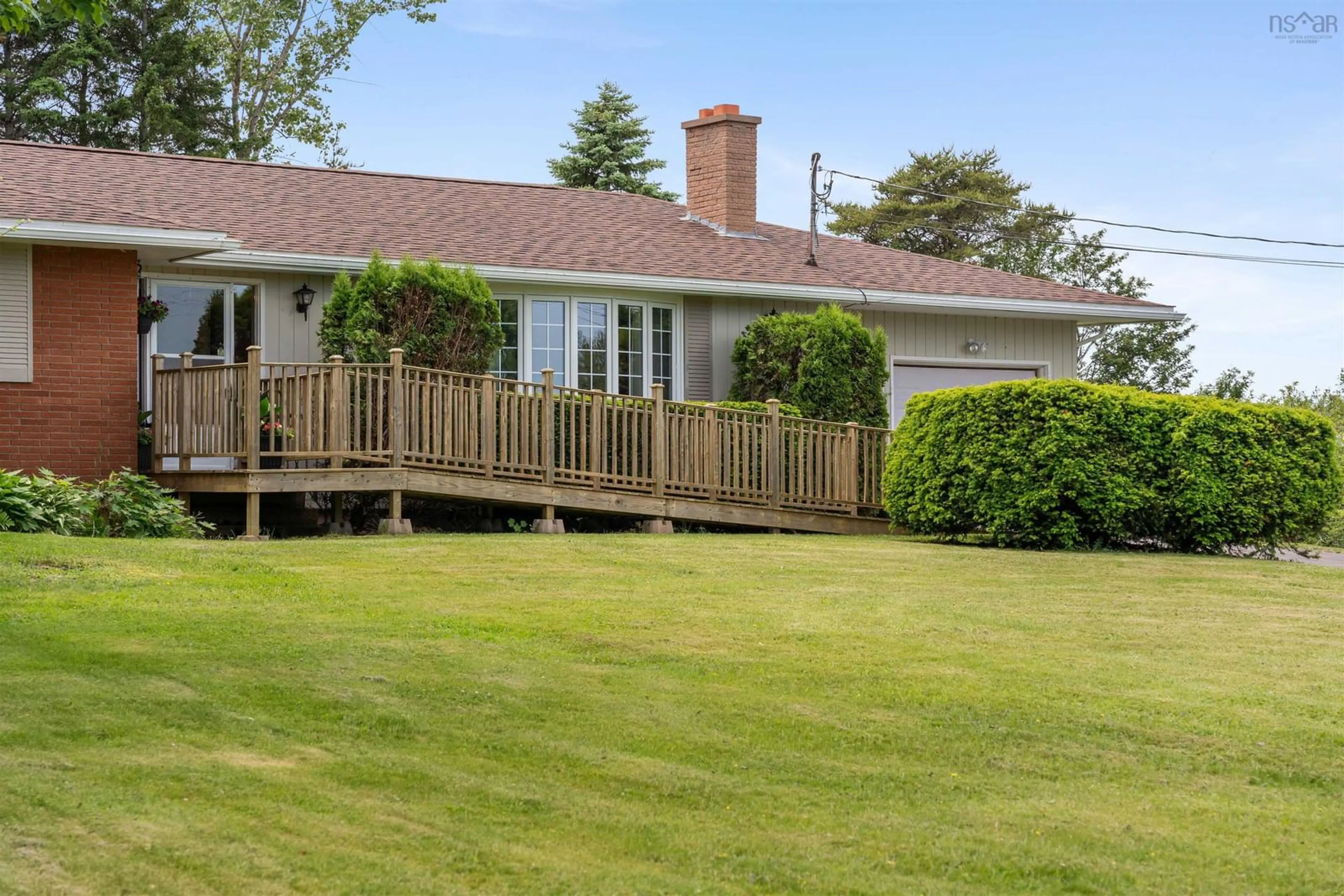 A pic from outside/outdoor area/front of a property/back of a property/a pic from drone, unknown for 44 Meadow Park Dr, East Amherst Nova Scotia B4H 3Y2