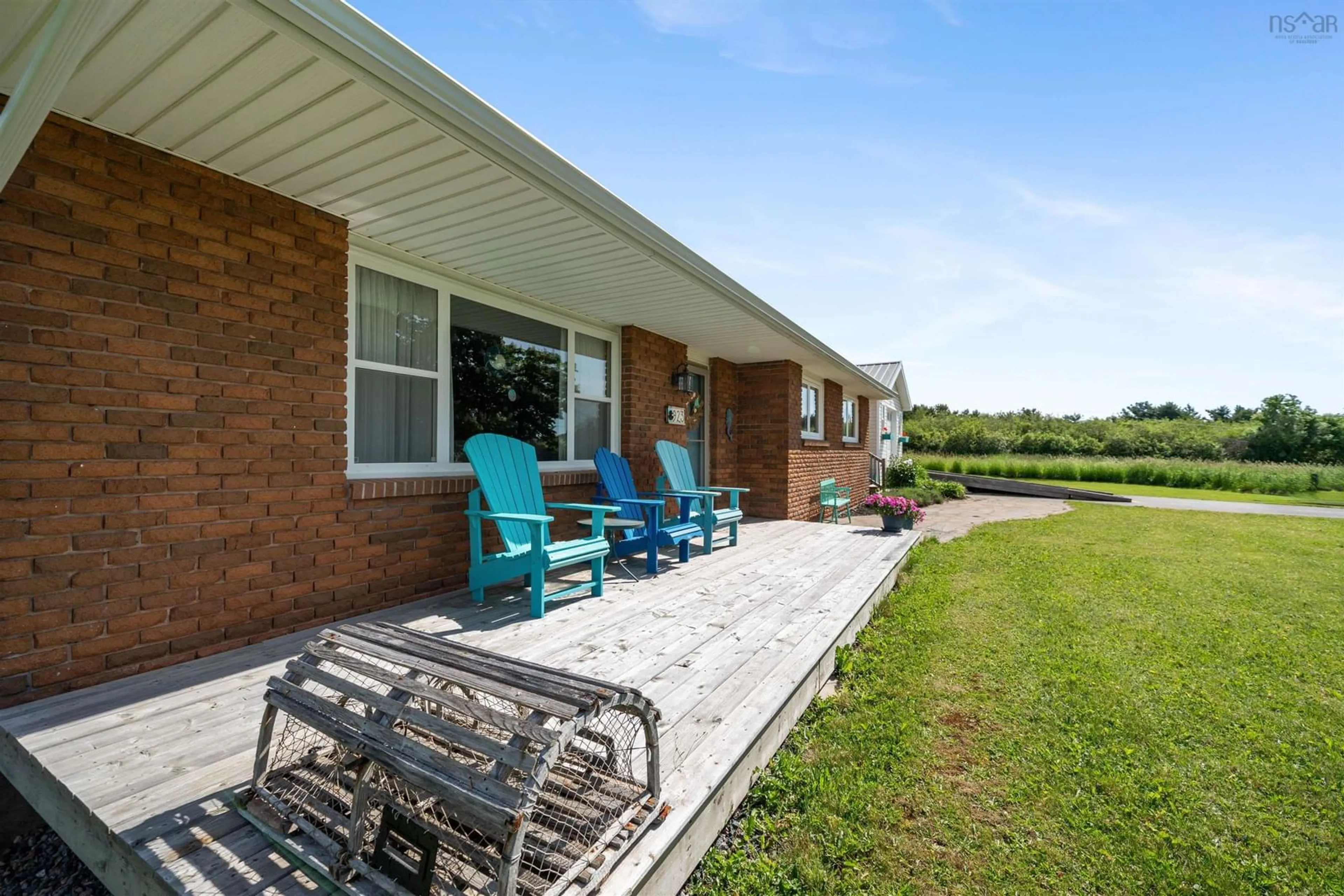 Patio, water/lake/river/ocean view for 923 Gulf Shore Rd, Pugwash Nova Scotia B0K 1L0