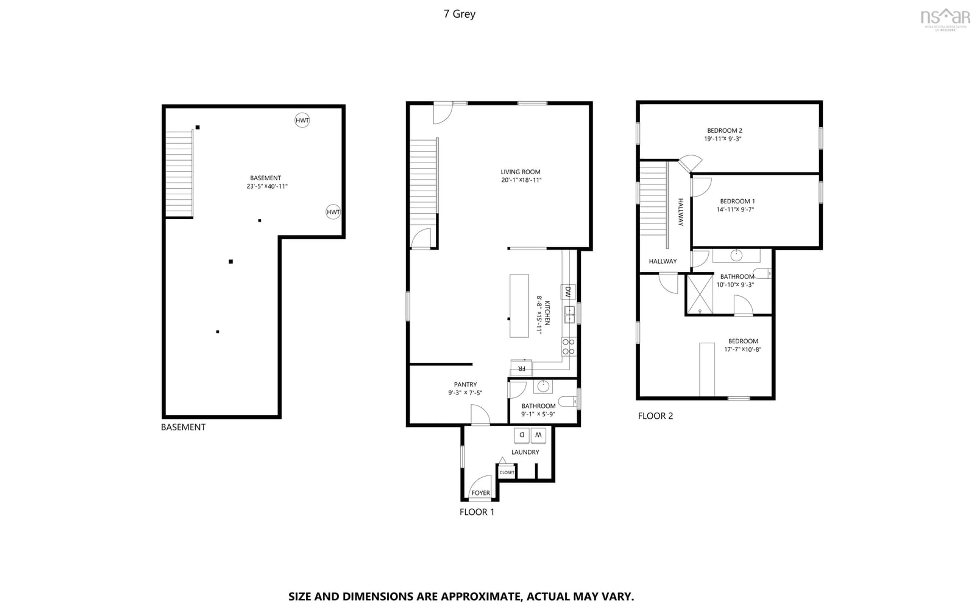 Floor plan for 7 Grey St, Joggins Nova Scotia B4H 1A0